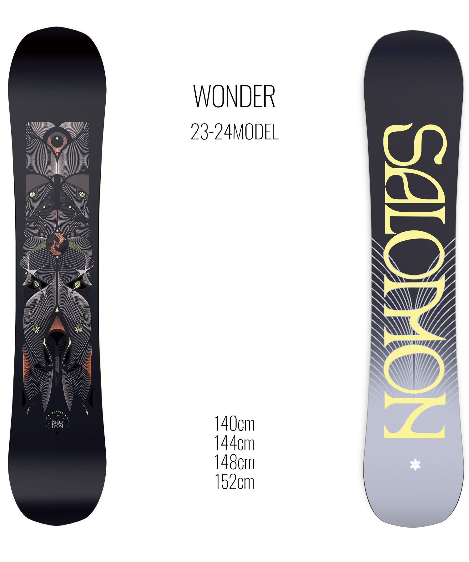 スノーボード 板 レディース SALOMON サロモン WONDER 23-24モデル ムラサキスポーツ KK C2(WONDER-140cm)