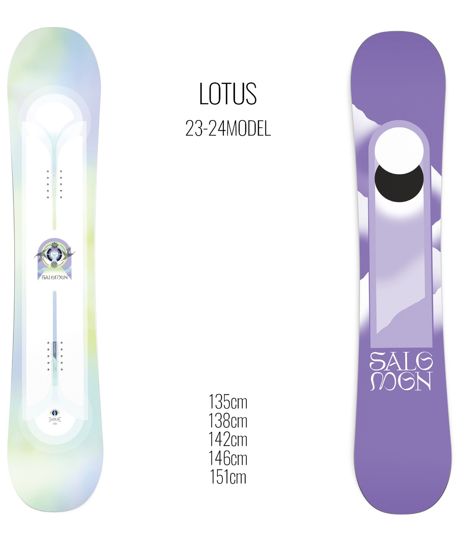 スノーボード 板 レディース SALOMON サロモン LOTUS 23-24モデル ムラサキスポーツ KK C2(LOTUS-135cm)