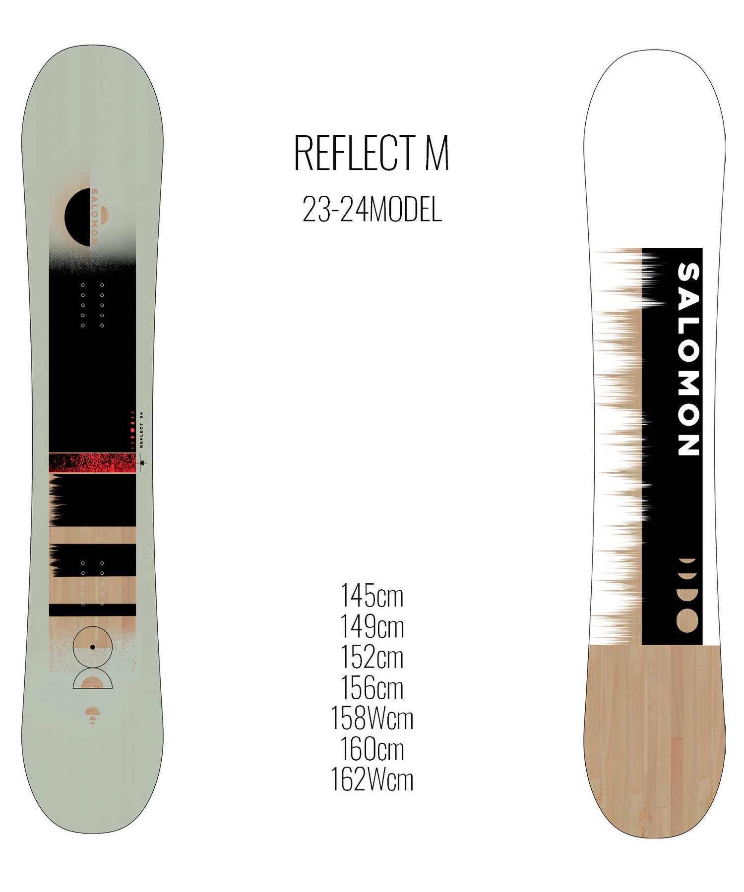 スノーボード 板 メンズ SALOMON サロモン REFLECT M 23-24モデル