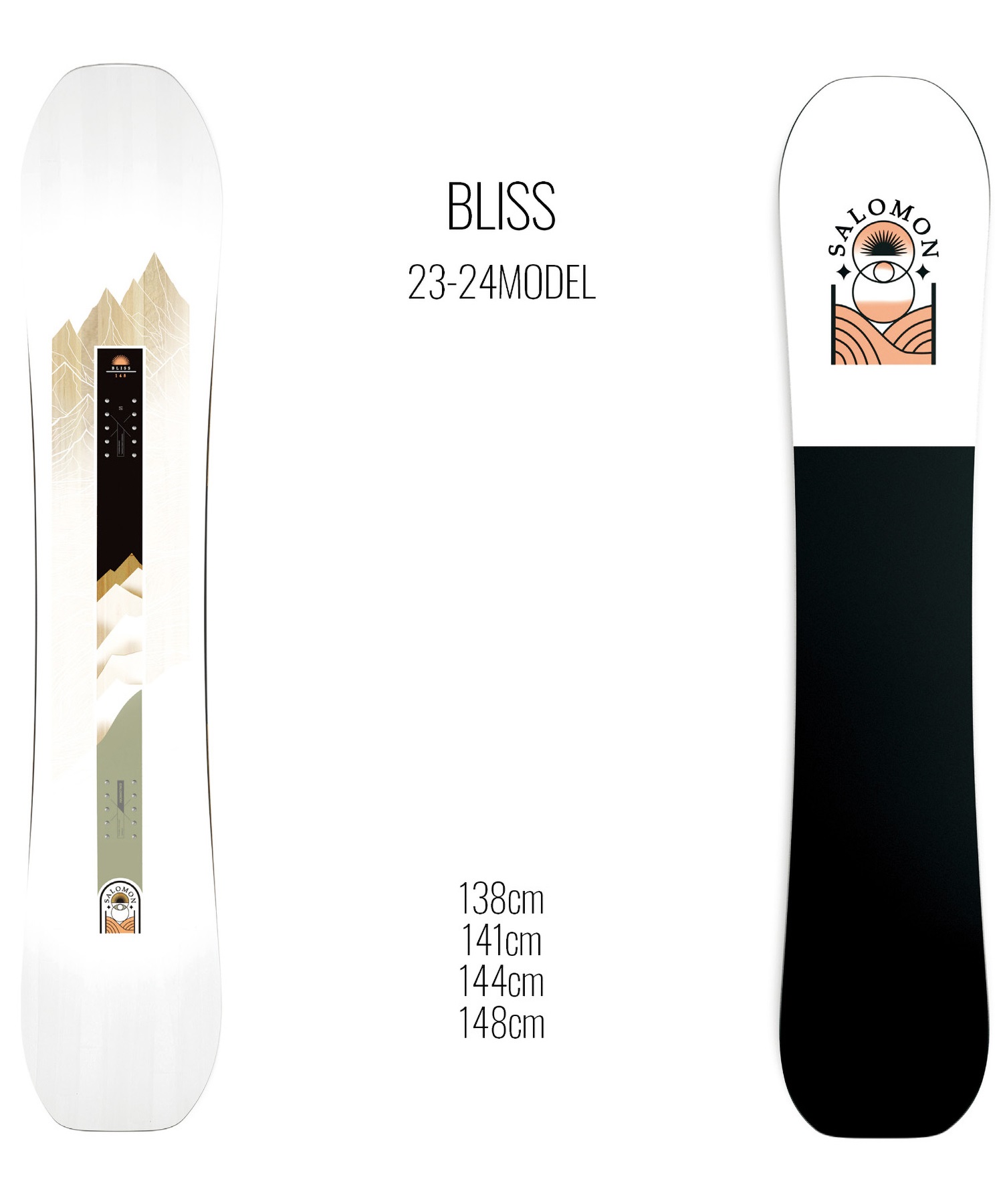 スノーボード 板 レディース SALOMON サロモン BLISS 23-24モデル ムラサキスポーツ KK C2(BLISS-138cm)