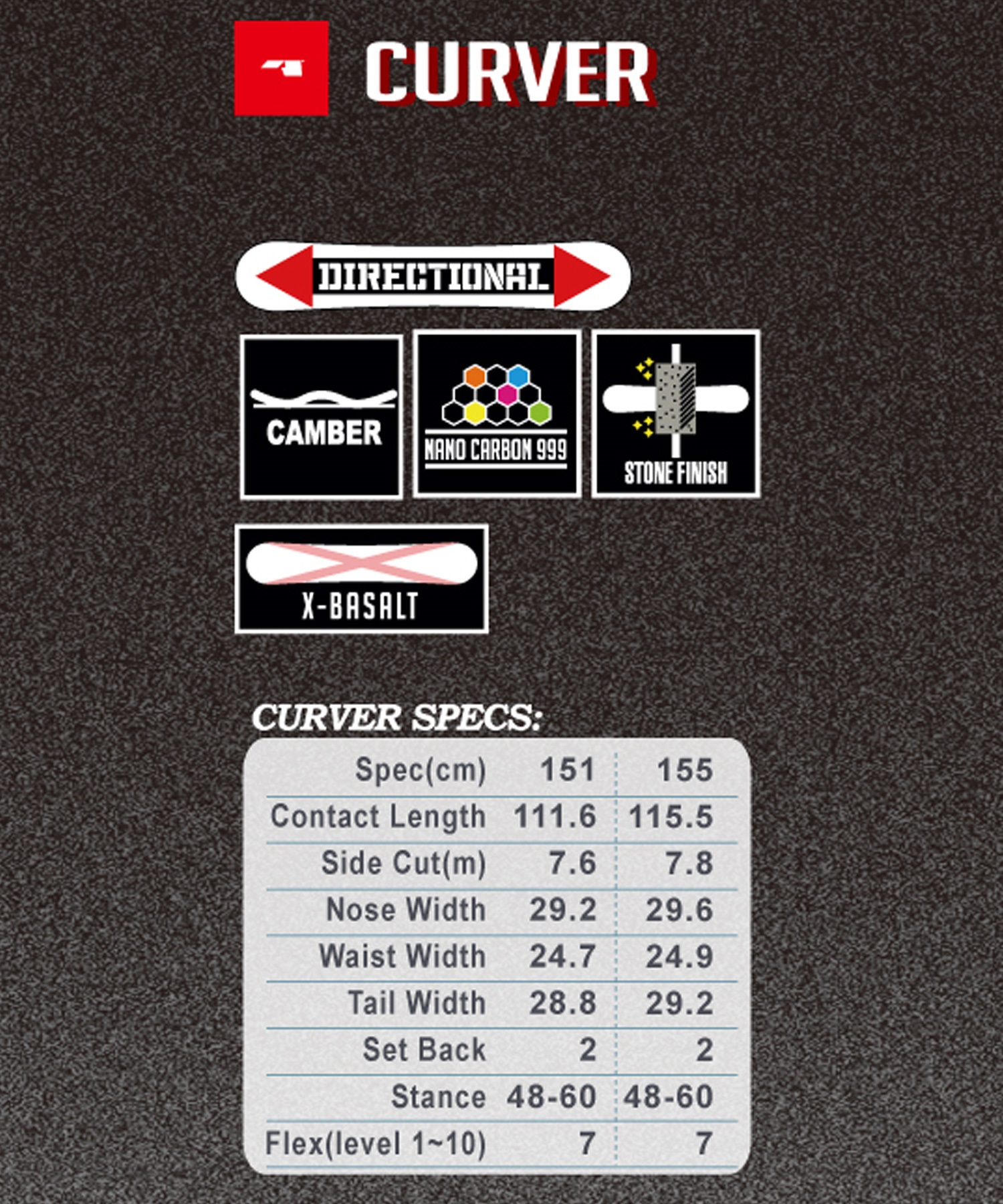 ALLIAN アライアン スノーボード 板 メンズ キャンバー CURVER