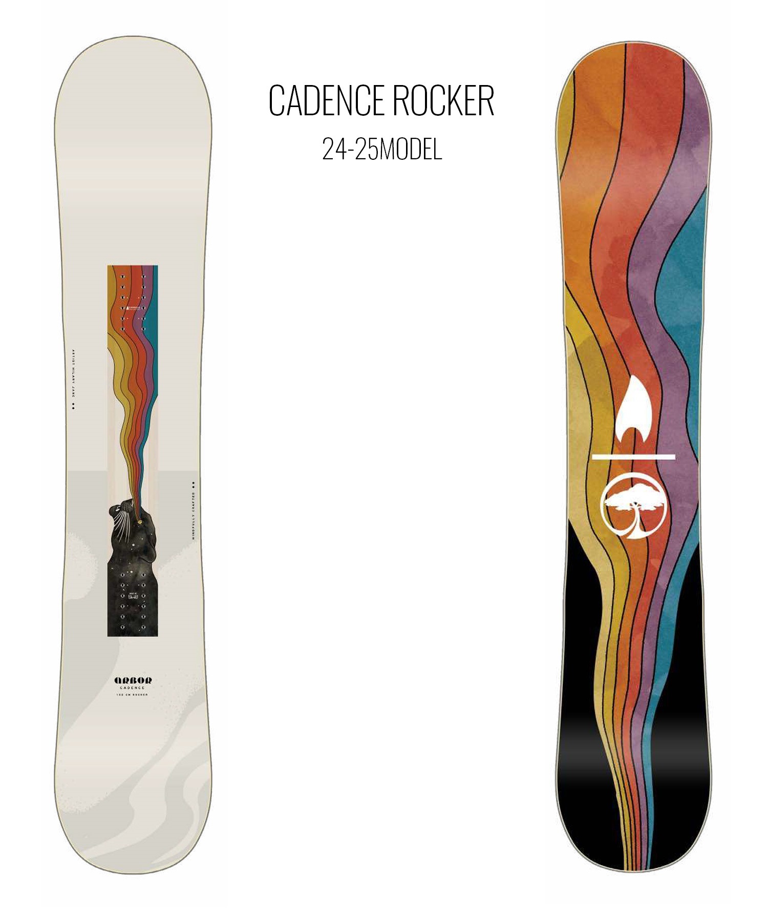 【早期購入】ARBOR アーバー スノーボード 板 レディース CADENCE ROCKER ムラサキスポーツ 24-25モデル LL B8(ONECOLOR-139cm)