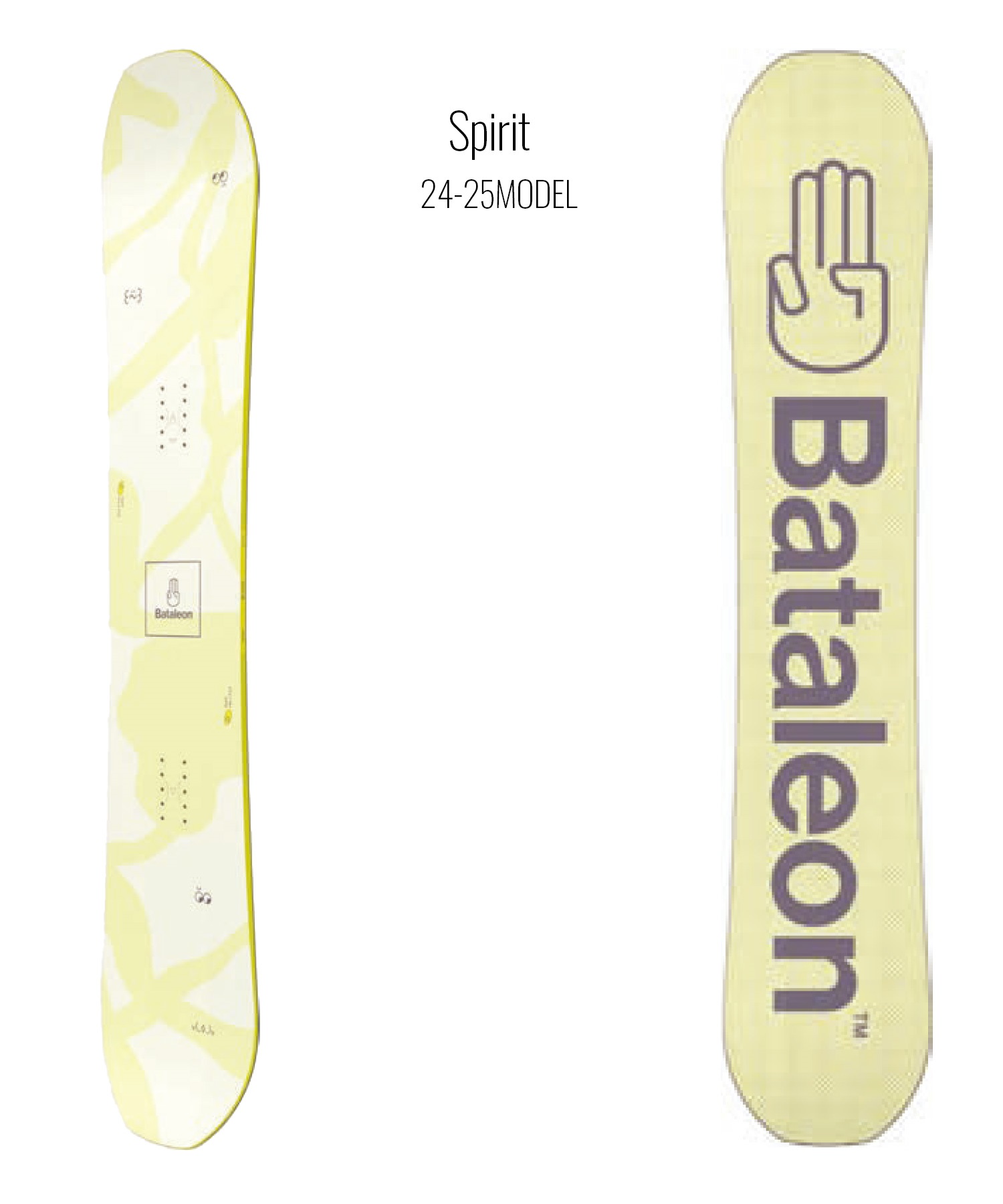 【早期購入】BATALEON バタレオン スノーボード 板 レディース Spirit ムラサキスポーツ 24-25モデル LL B8(ONECOLOR-138cm)