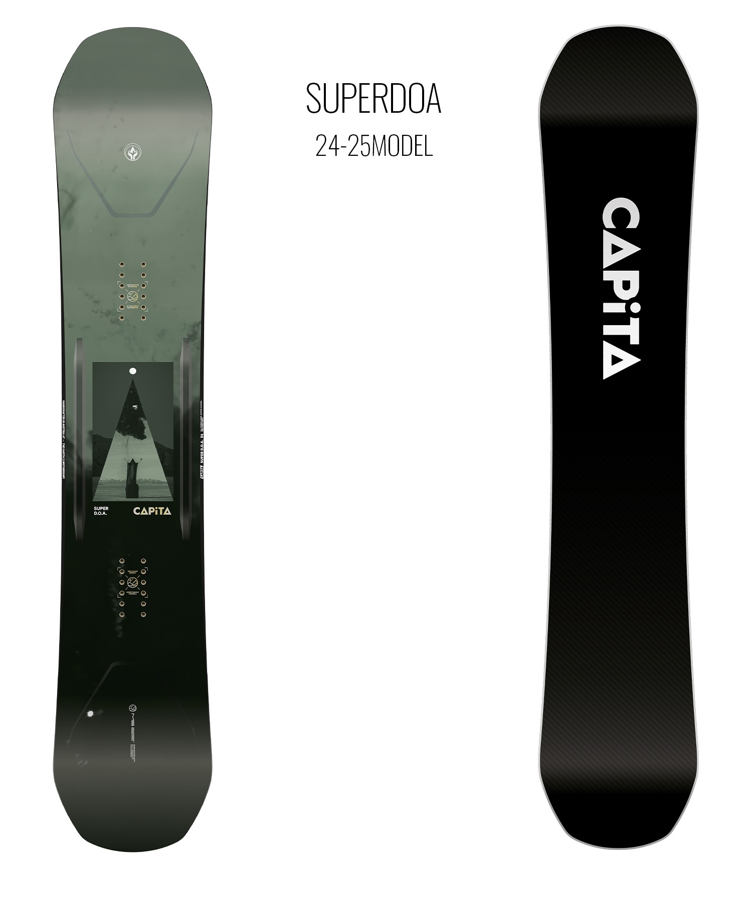 【早期購入】CAPITA キャピタ スノーボード 板 メンズ SUPERDOA ムラサキスポーツ 24-25モデル LL A19(ONECOLOR-152cm)