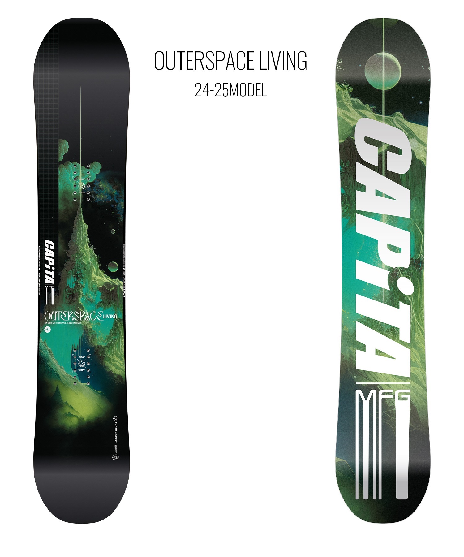 【早期購入】CAPITA キャピタ スノーボード 板 メンズ OUTERSPACE LIVING ムラサキスポーツ 24-25モデル LL A19(ONECOLOR-148cm)