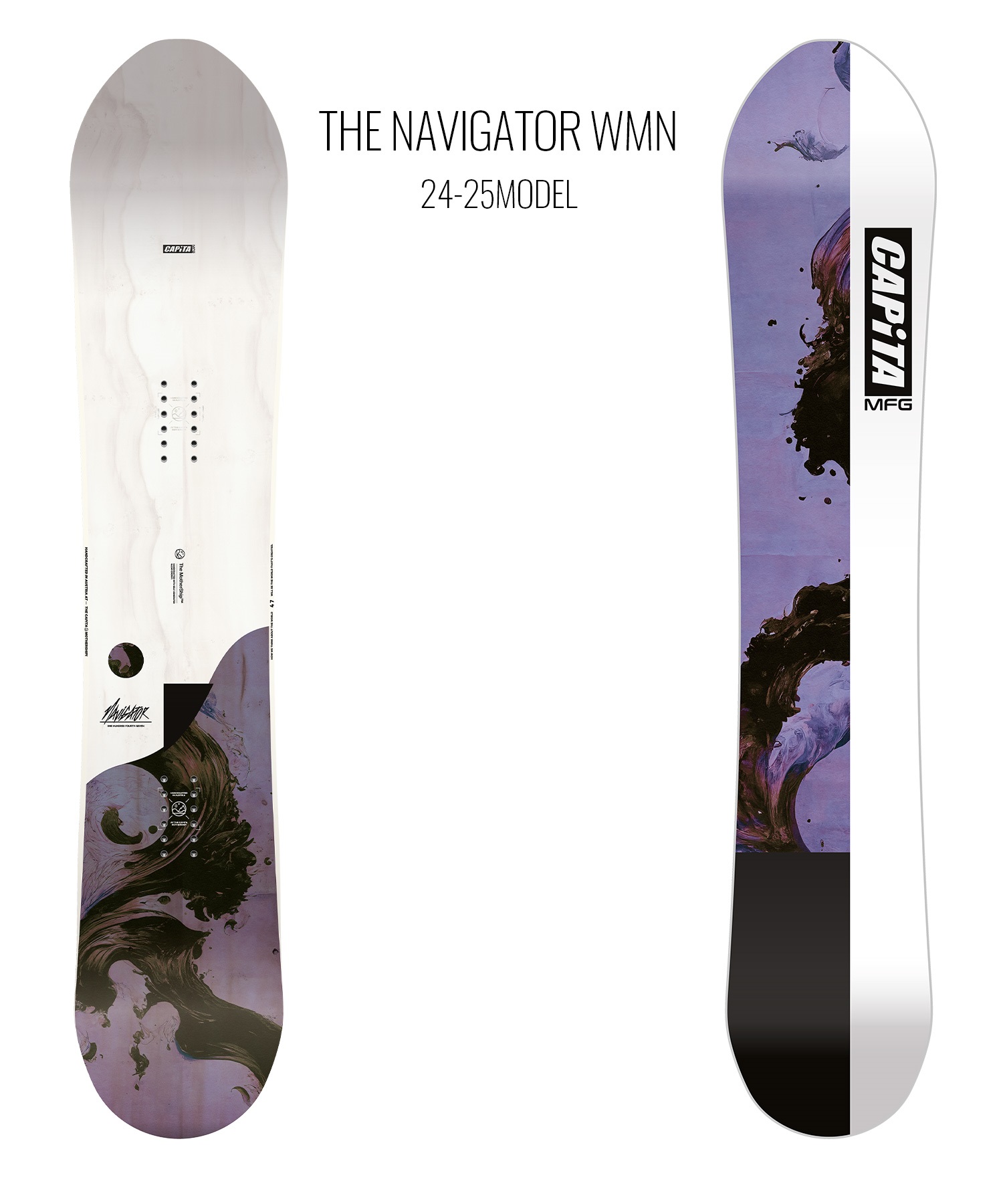 【早期購入】CAPITA キャピタ スノーボード 板 レディース THE NAVIGATOR WMN ムラサキスポーツ 24-25モデル LL A19(ONECOLOR-143cm)