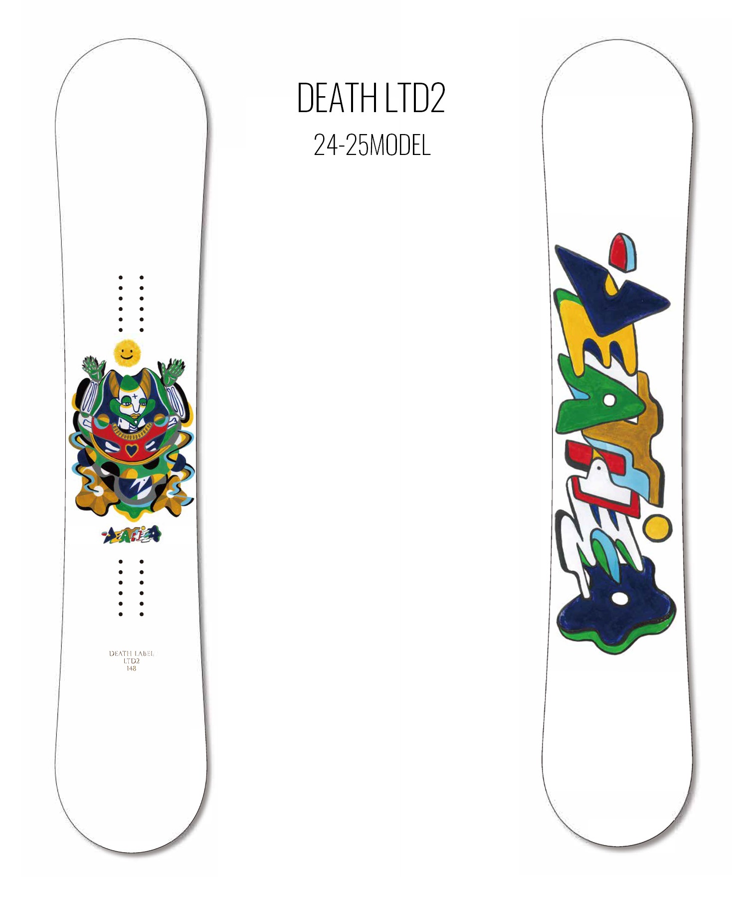 【早期購入】DEATHLABEL デスレーベル スノーボード 板 メンズ DEATH LTD2 ムラサキスポーツ 24-25モデル LL B8(ONECOLOR-148cm)