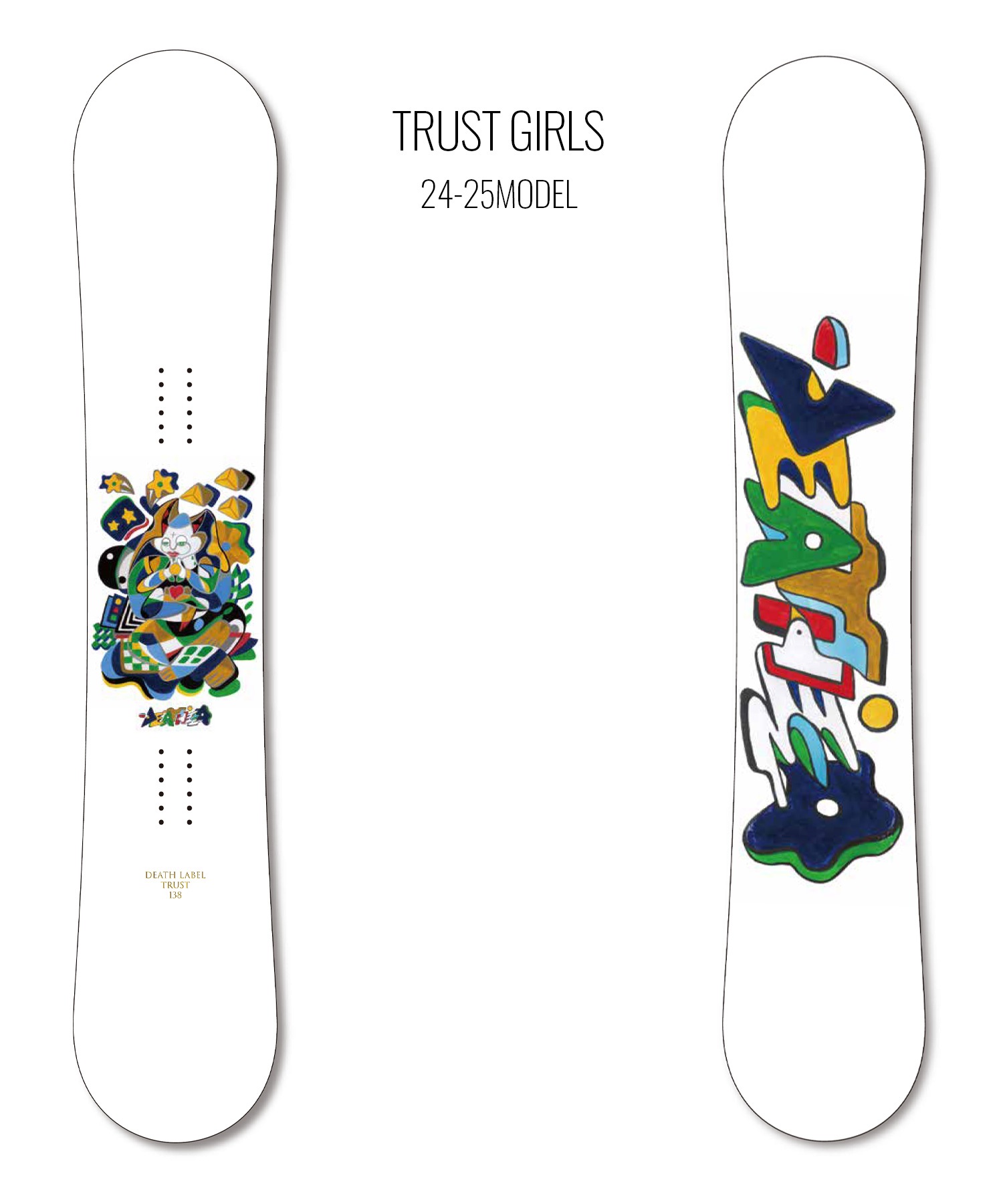 【早期購入】DEATHLABEL デスレーベル スノーボード 板 レディース TRUST GIRLS ムラサキスポーツ 24-25モデル LL B8(ONECOLOR-138cm)
