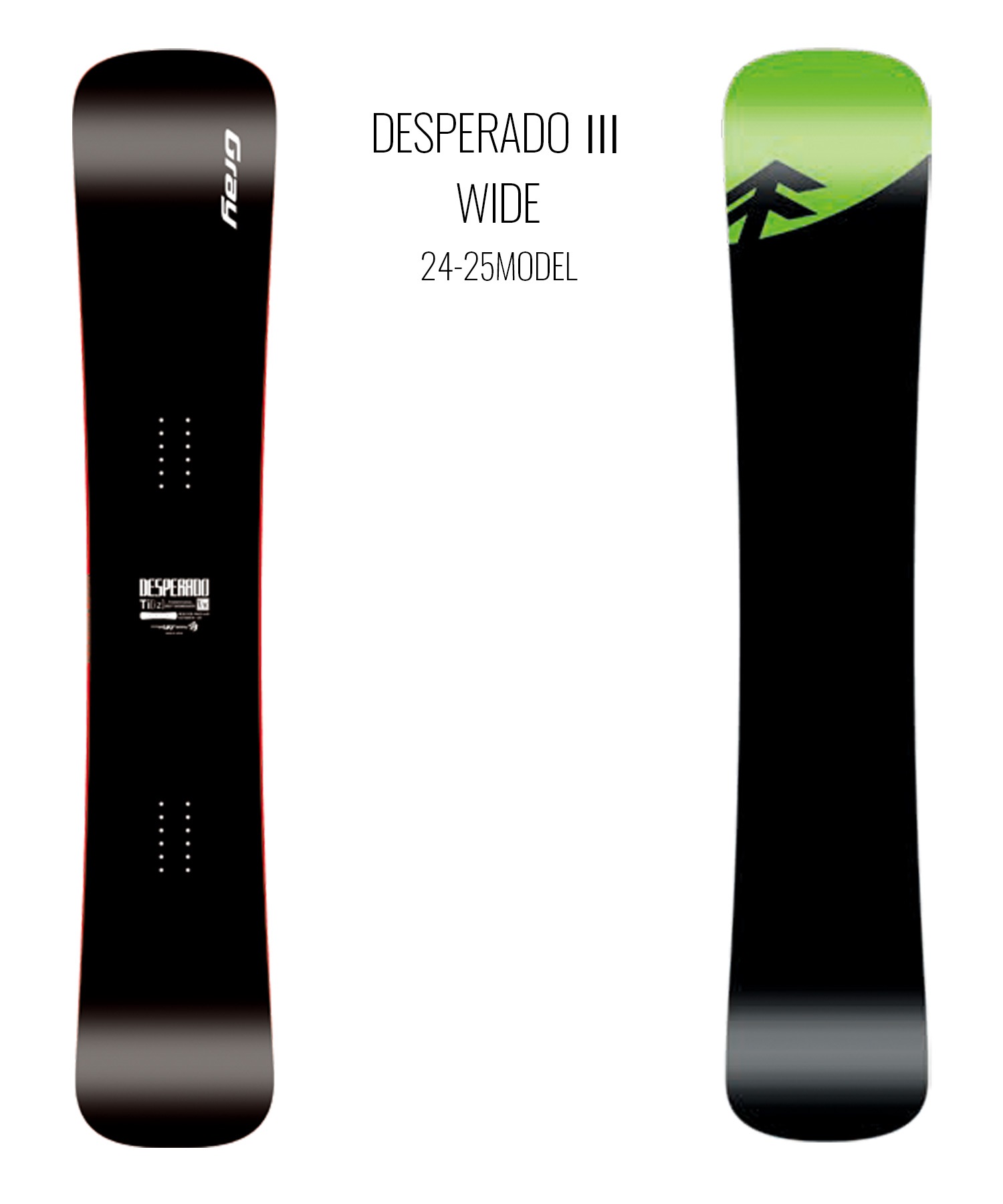 【早期購入/店頭受取対象外】GRAY グレイ スノーボード 板 メンズ カービング DESPERADO ⅢW ムラサキスポーツ 24-25モデル LL B29(ONECOLOR-157.6Wcm)