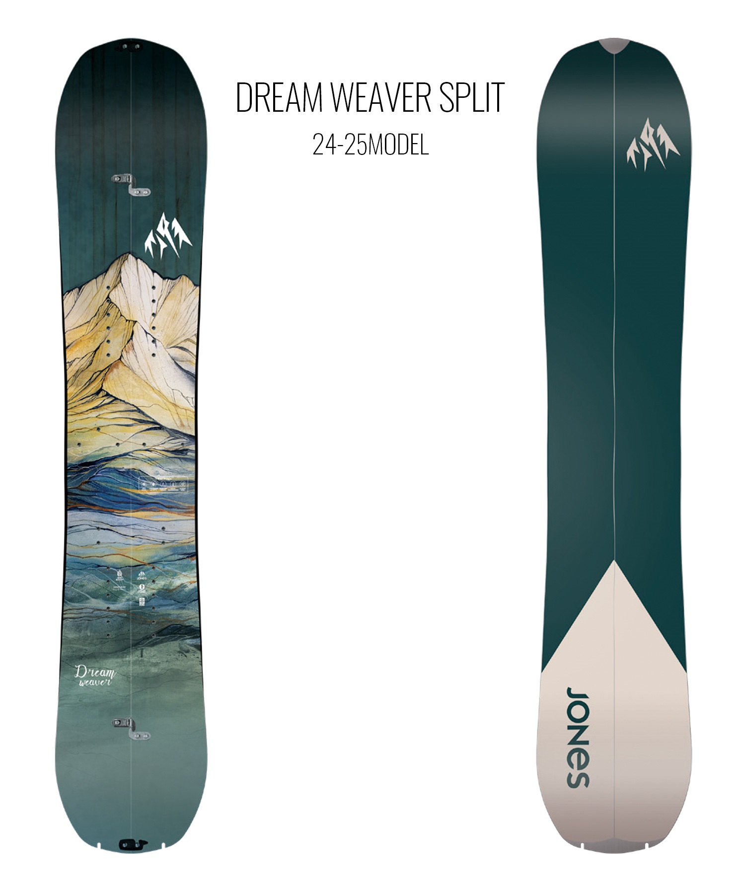 【早期購入】JONES ジョーンズ スノーボード 板 レディース スプリット DREAM WEAVER SPLIT ムラサキスポーツ 24-25モデル LL B15(ONECOLOR-142cm)