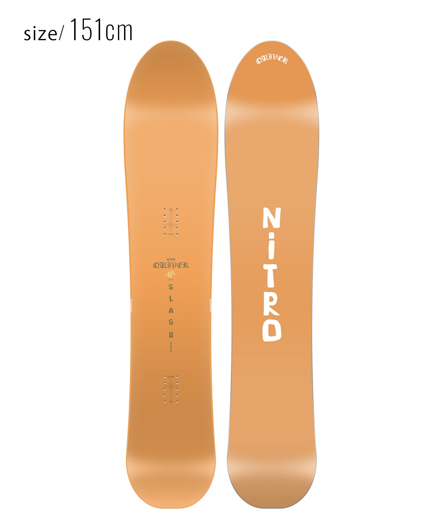 【早期購入】NITRO ナイトロ スノーボード 板 メンズ Quiver SLASH ムラサキスポーツ 24-25モデル LL A26(ONECOLOR-151wcm)