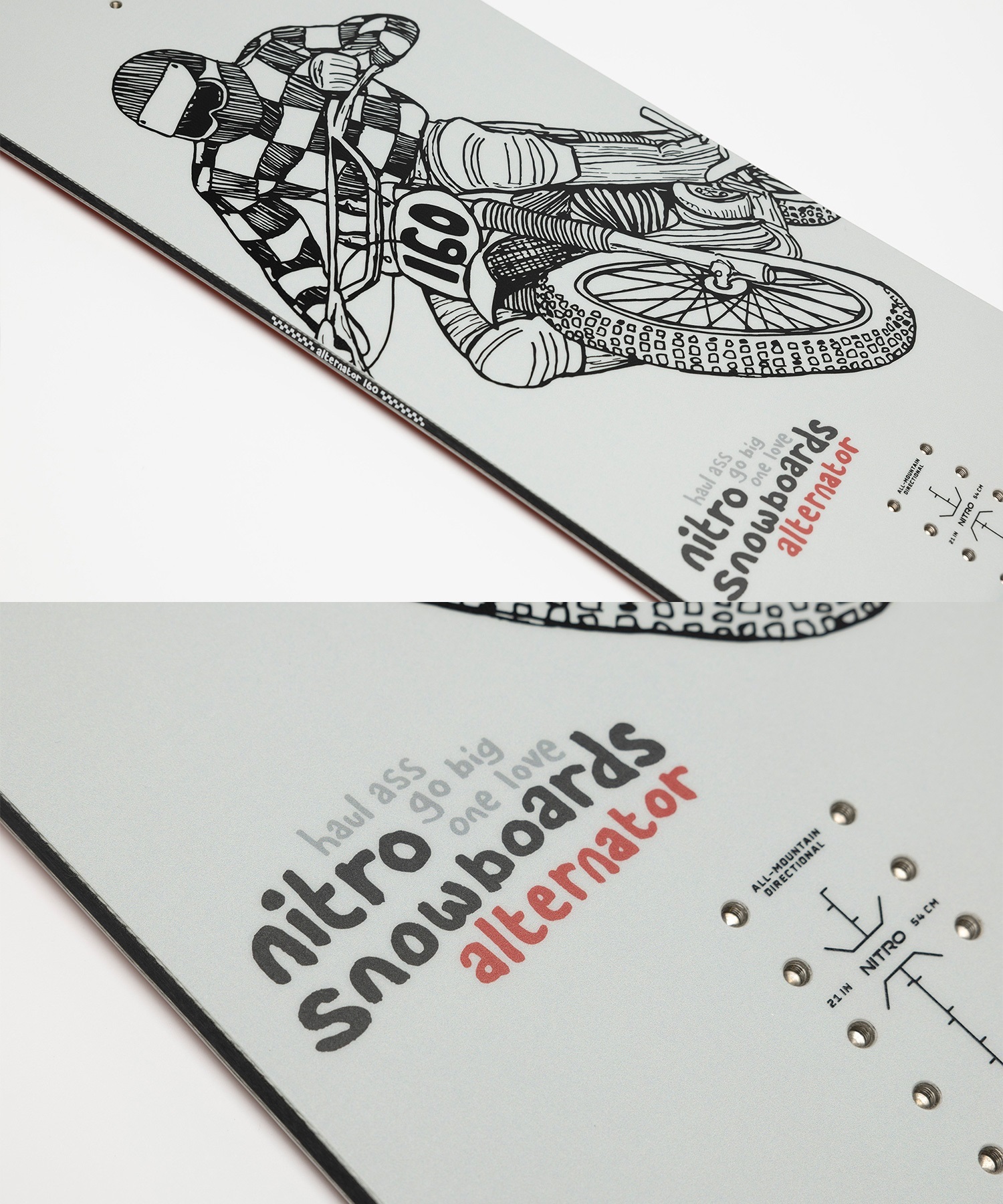 NITRO ナイトロ スノーボード 板 メンズ ALTERNATOR ムラサキ