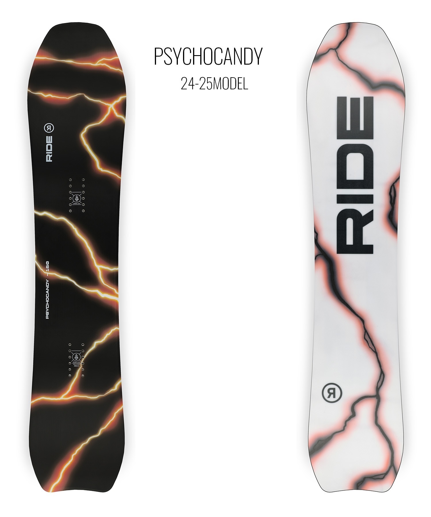 【早期購入】RIDE ライド スノーボード 板 メンズ PSYCHOCANDY ムラサキスポーツ 24-25モデル LL A26(ONECOLOR-138cm)