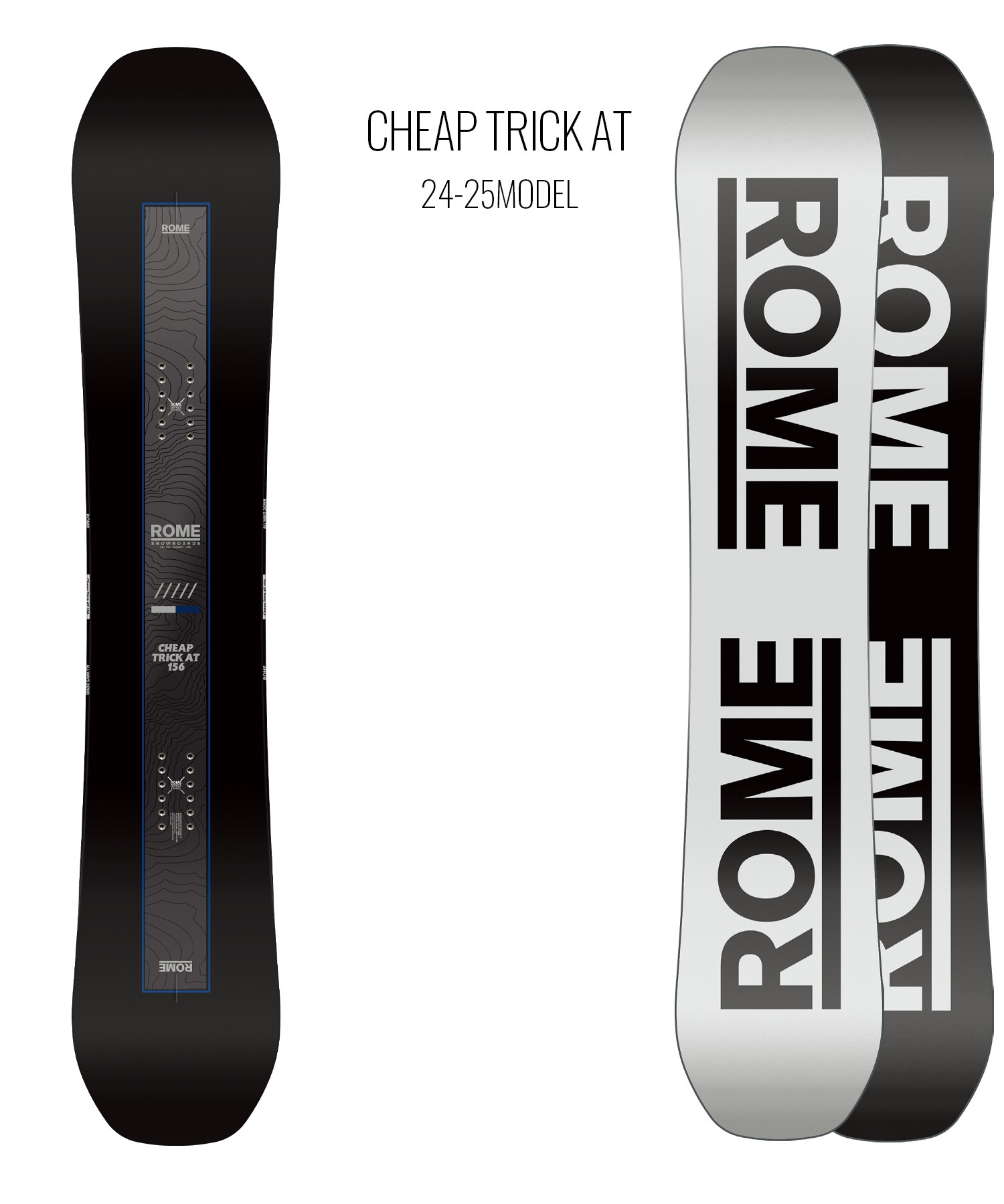 【早期購入】ROME ローム スノーボード 板 メンズ CHEAP TRICK AT ムラサキスポーツ 24-25モデル LL B8(ONECOLOR-147cm)