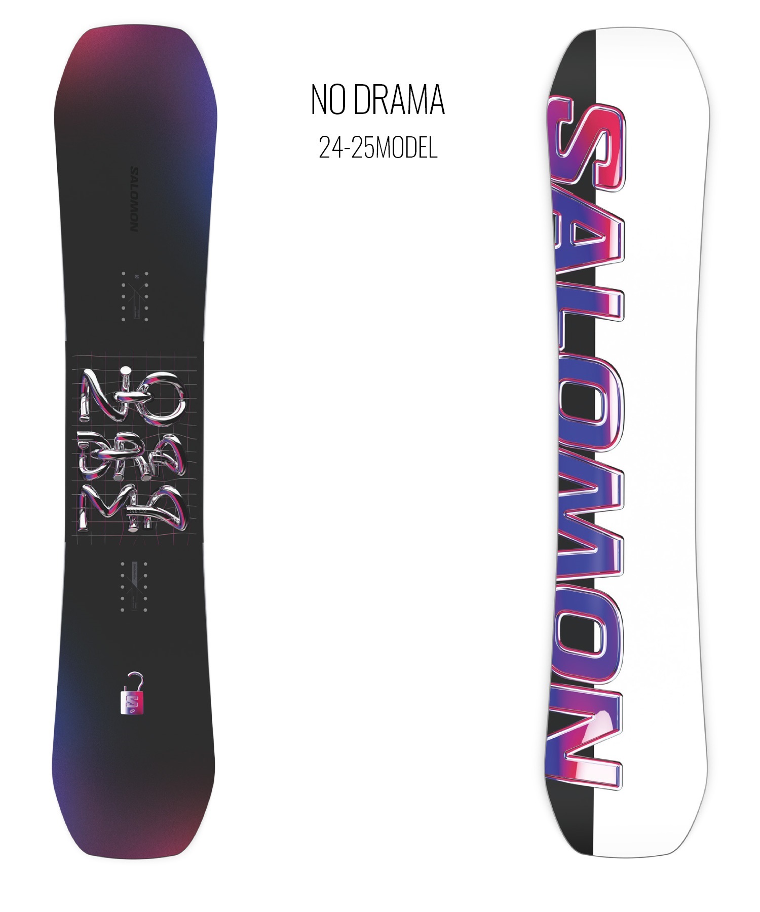 【早期購入】SALOMON サロモン スノーボード 板 レディース NO DRAMA ムラサキスポーツ 24-25モデル LL A19(ONECOLOR-139cm)