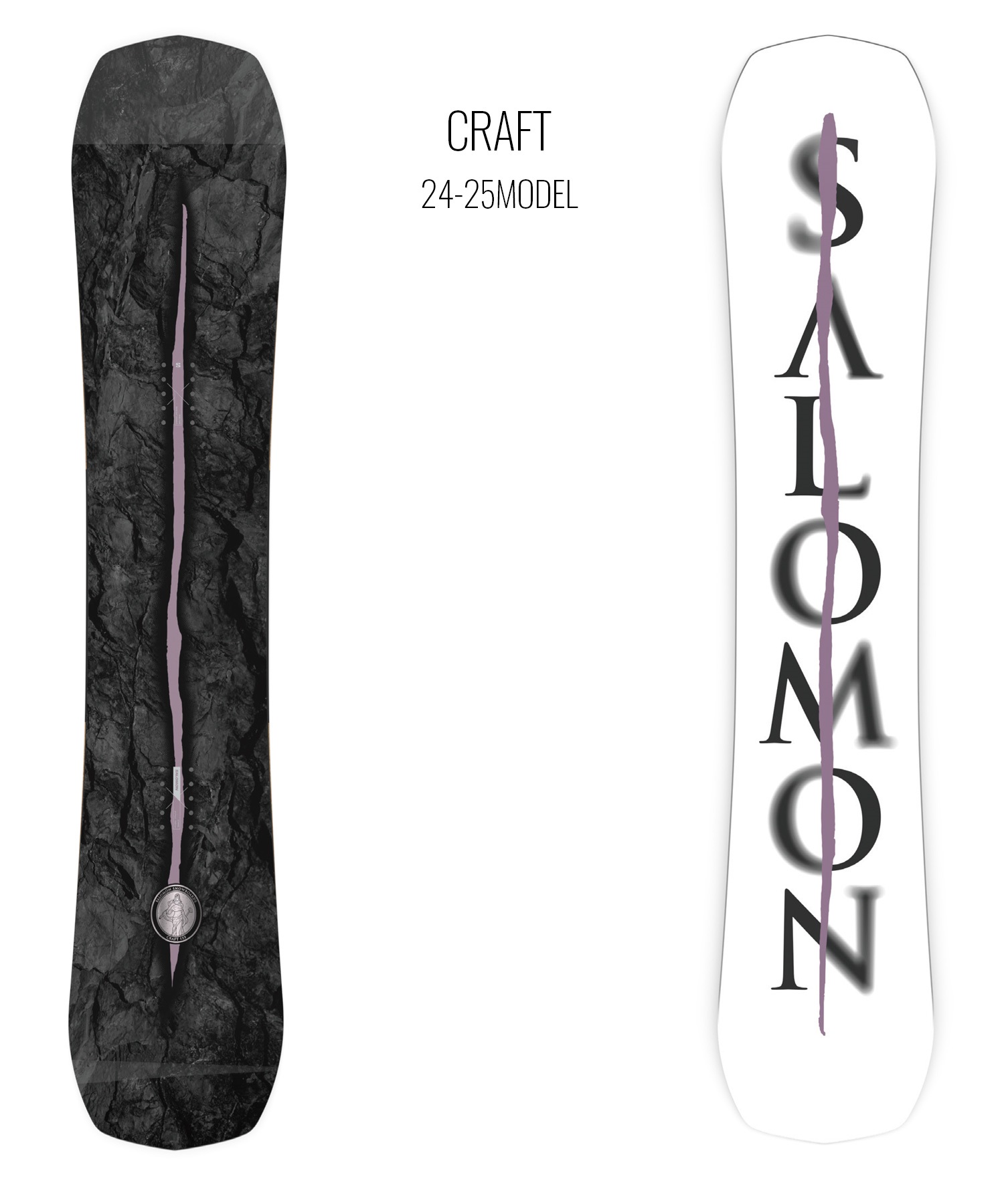【早期購入】SALOMON サロモン スノーボード 板 メンズ CRAFT ムラサキスポーツ 24-25モデル LL A19(ONECOLOR-150cm)