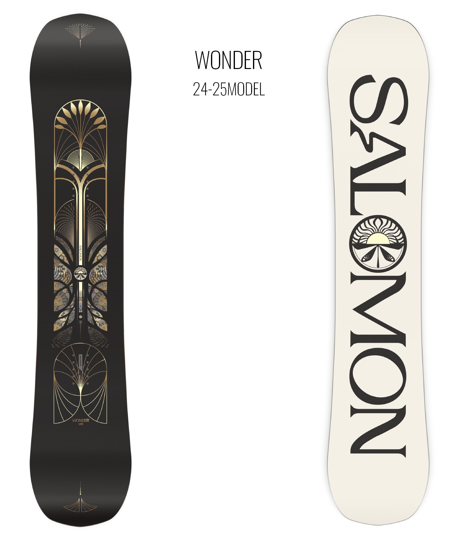 【早期購入】SALOMON サロモン スノーボード 板 レディース WONDER ムラサキスポーツ 24-25モデル LL A19(ONECOLOR-140cm)