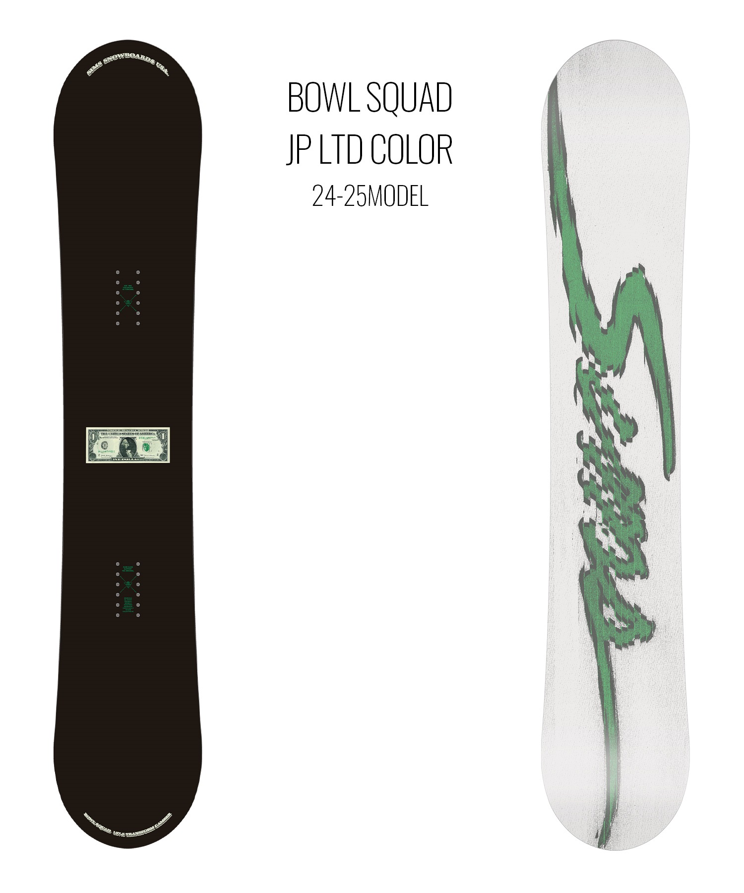 【早期購入】SIMS シムス スノーボード 板 メンズ 日本限定カラー BOWL SQUAD-JP LTD COLOR ムラサキスポーツ 24-25モデル LL B1(BLK-149cm)