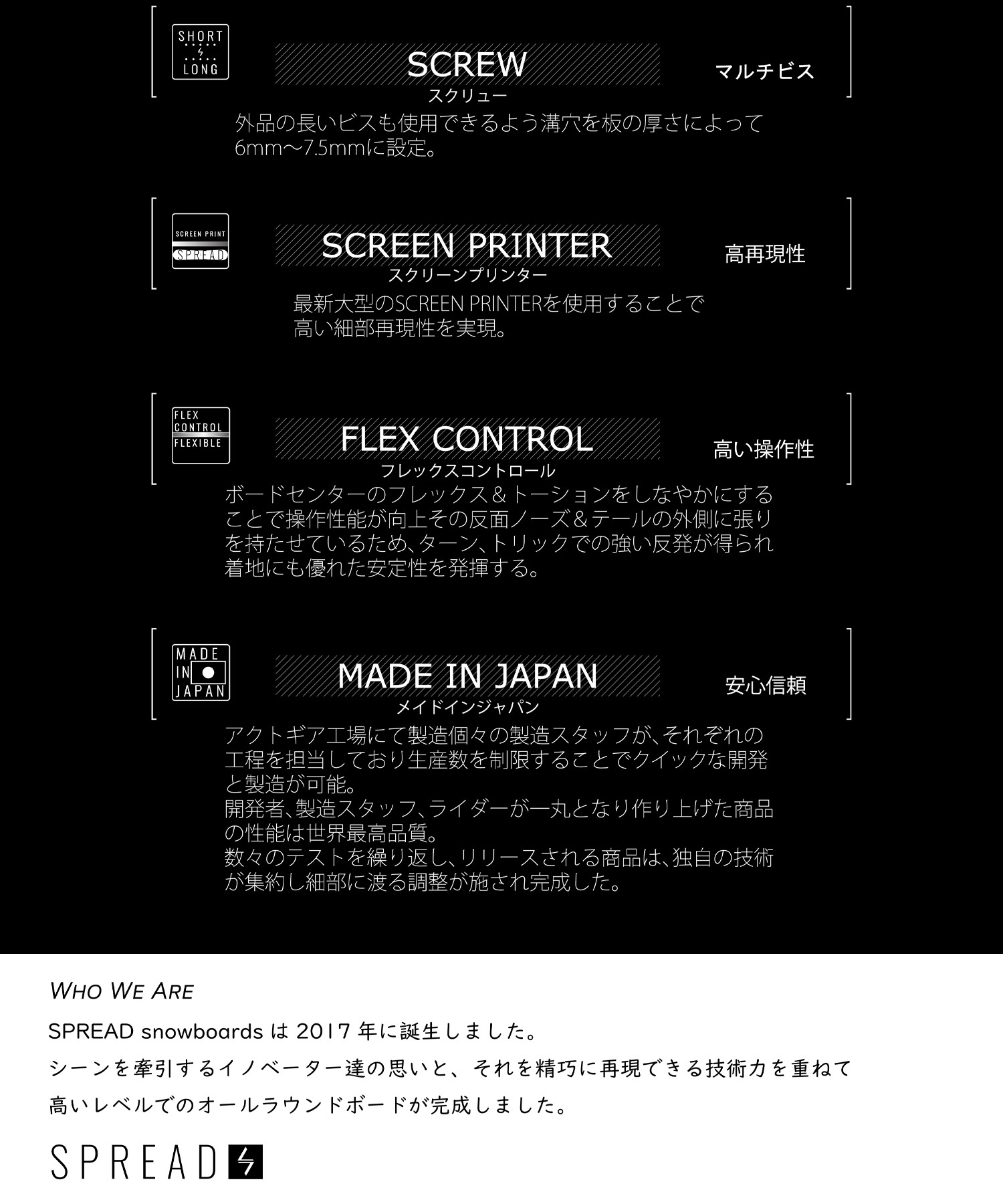 SPREAD スプレッド スノーボード 板 メンズ 国産 LTB-LTD