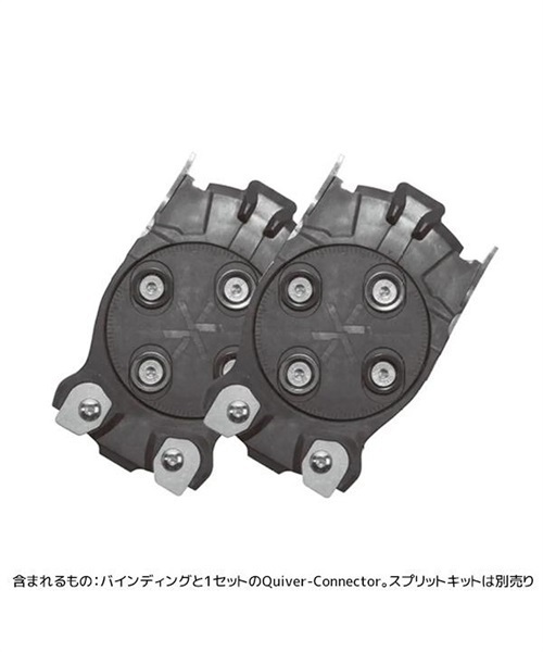 スノーボード ビンディング karakoram PRIME Connect LAYBACK + 2Sets Quiver Connectors 21-22モデル KK E10(BK-S)