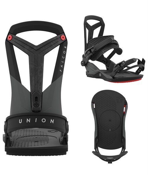 スノーボード バインディング メンズ UNION ユニオン FALCOR 23-24モデル ムラサキスポーツ KK B16(RED-M)