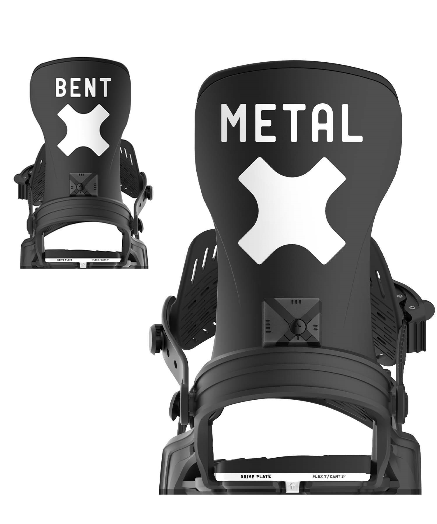 【早期購入】BENT METAL ベントメタル スノーボード バインディング ビンディング メンズ AXTION ムラサキスポーツ 24-25モデル LL B1(RDBK-S)