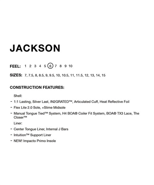 スノーボード ブーツ RIDE ライド JACKSON 22-23モデル ムラサキスポーツ JJ B25(BLACK-25.0cm)