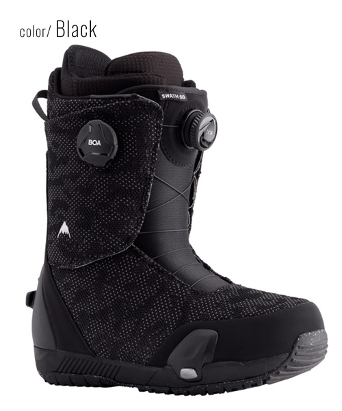 スノーボード ブーツ メンズ BURTON バートン 21428101002 Swath Step On 23-24モデル ムラサキスポーツ KK B3(BLACK-25.0cm)