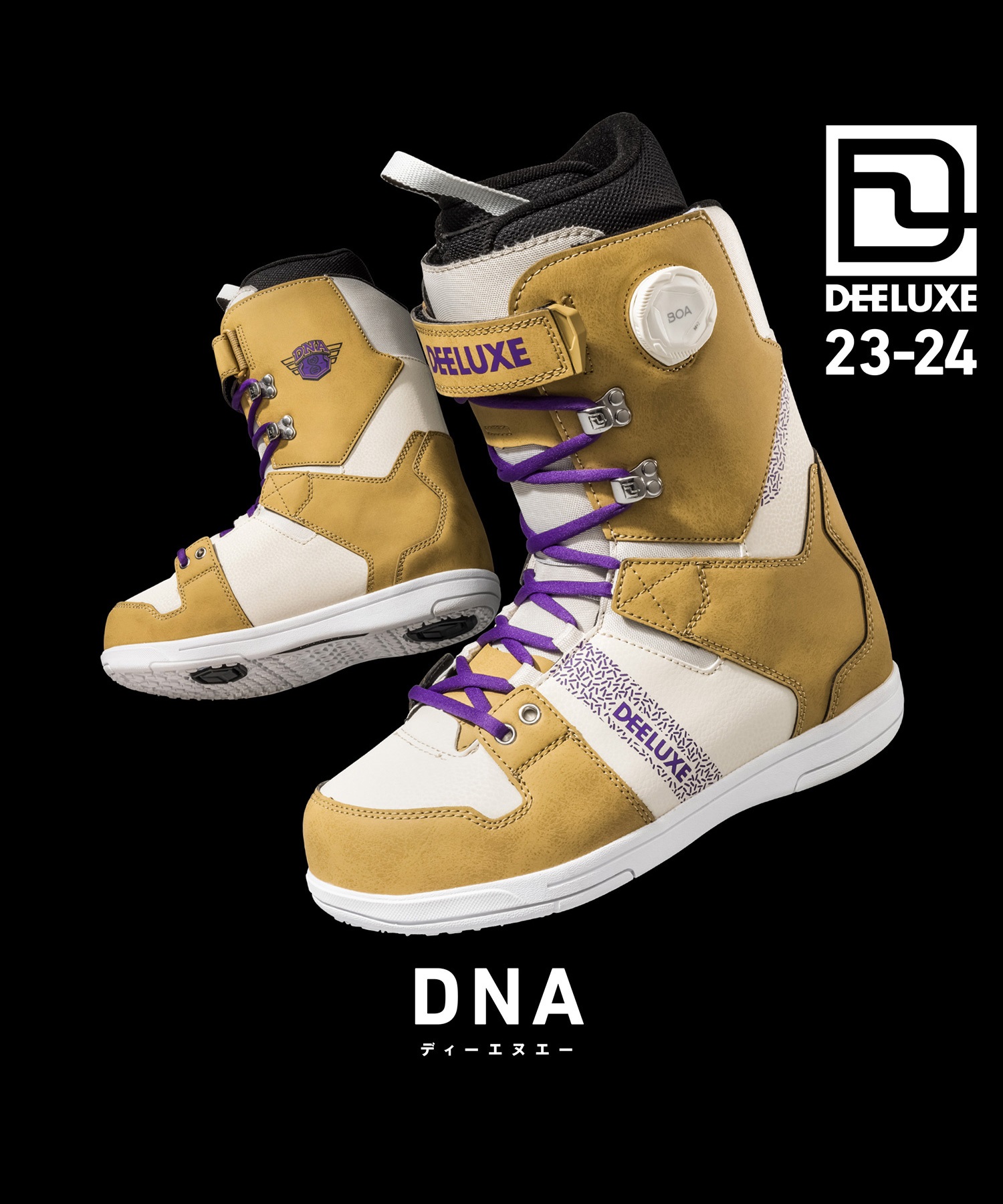 スノーボード ブーツ ユニセックス DEELUXE ディーラックス DNA 23-24モデル ムラサキスポーツ KK B16(LARK-23.0cm)