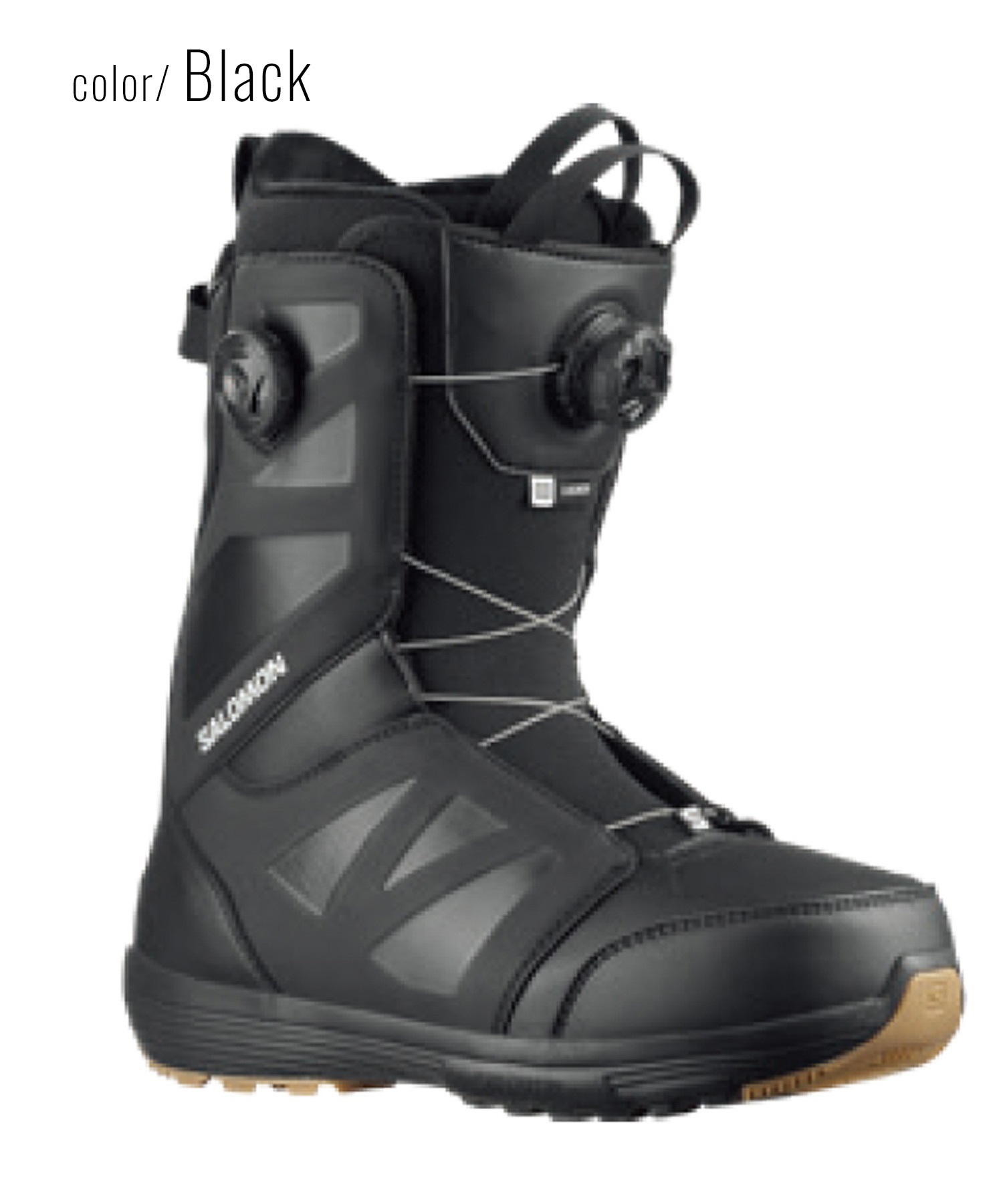 スノーボード ブーツ メンズ SALOMON サロモン LAUNCH BOA SJ 23-24モデル ムラサキスポーツ KK C2(Black-26.0cm)