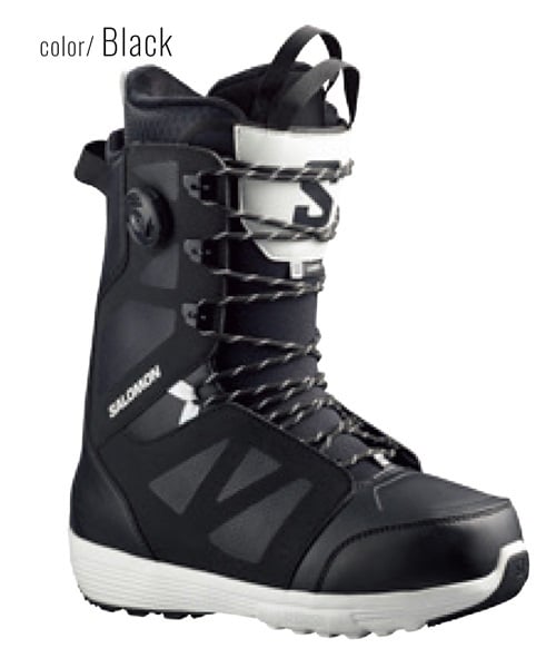 スノーボード ブーツ メンズ SALOMON サロモン LAUNCH LACE SJ BOA 23-24モデル ムラサキスポーツ KK C2(Black-26.0cm)