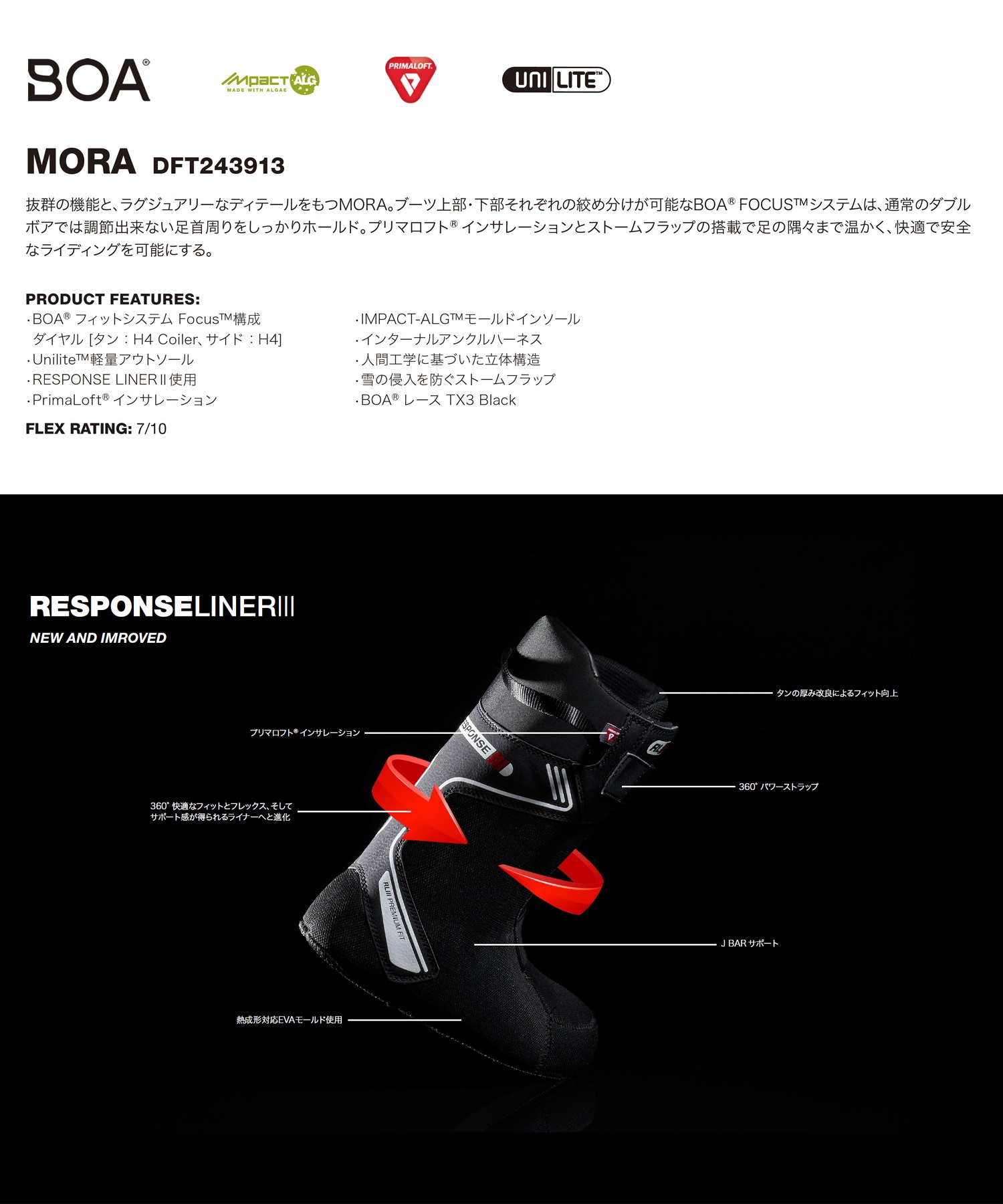 【早期購入】DC ディーシー スノーボード ブーツ レディース MORA ムラサキスポーツ 24-25モデル LL C7(OYS-22.0cm)