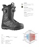 SALOMON サロモン スノーボード ブーツ メンズ LAUNCH BOA SJ BOA ムラサキスポーツ 24-25モデル LL A19(BlackBlackBlack-27.5cm)