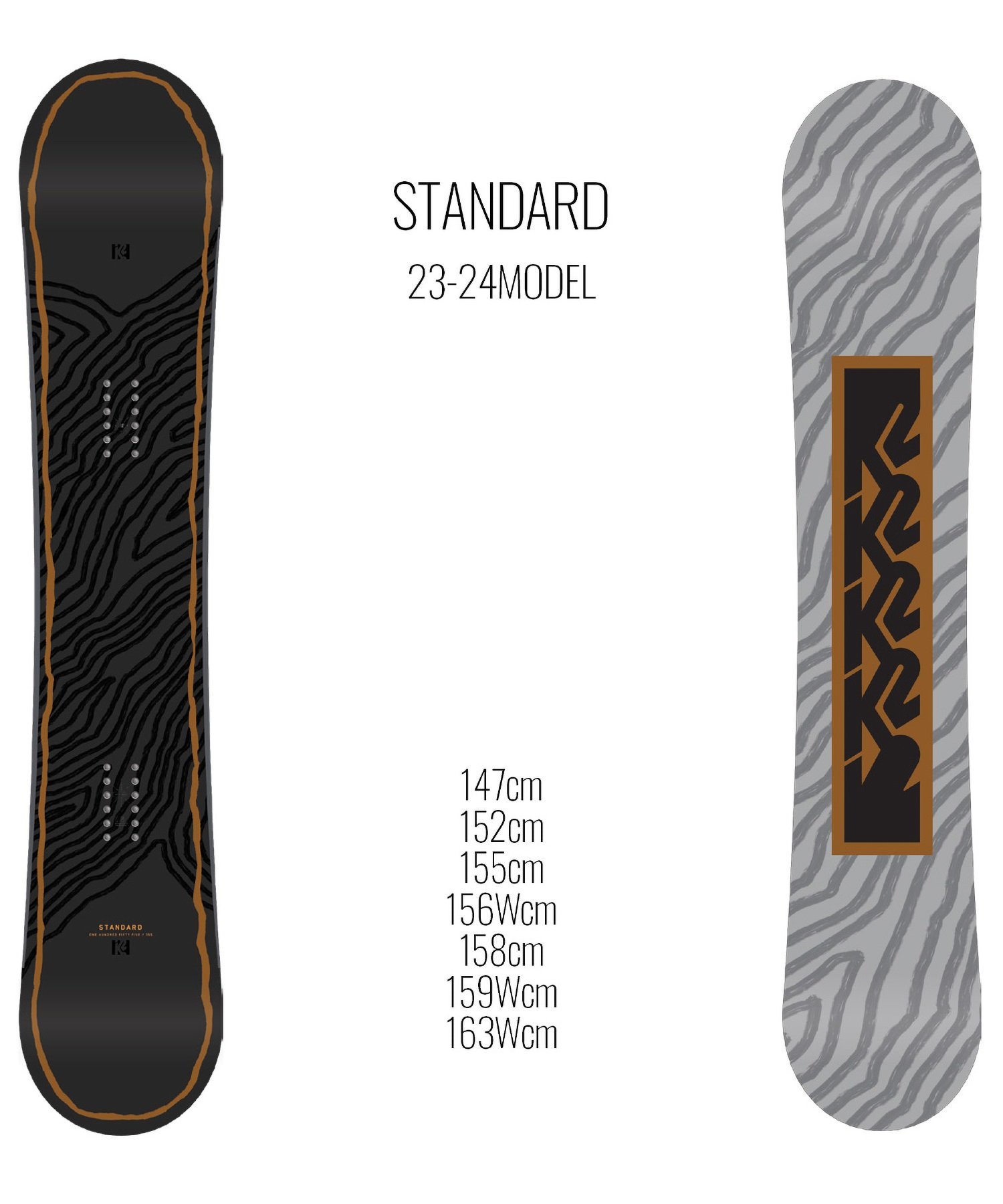 ☆スノーボード＋バインディング 2点セット K2 ケーツー STANDARD HEAD ...