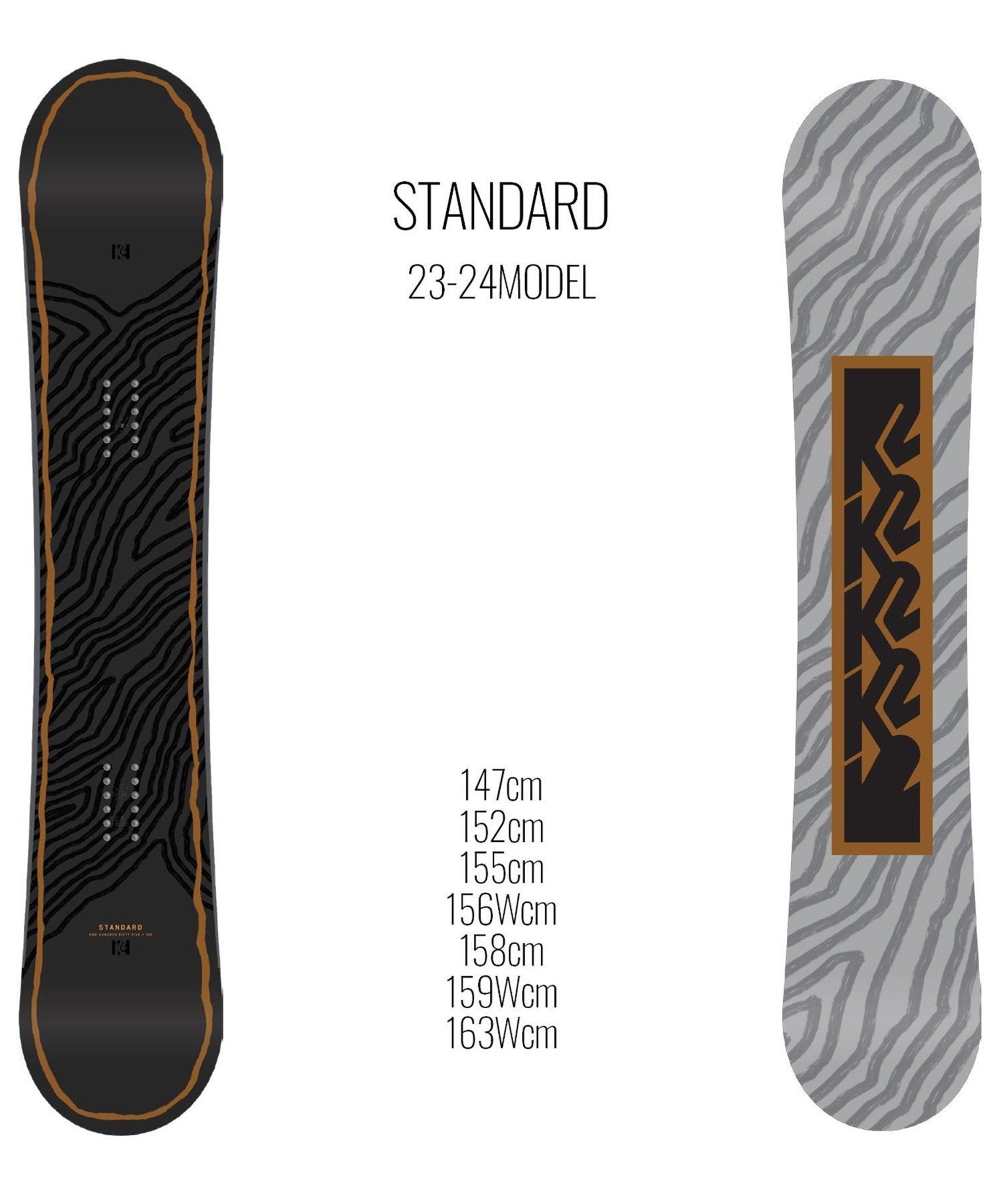 ☆スノーボード＋バインディング 2点セット K2 ケーツー STANDARD FLUX ...