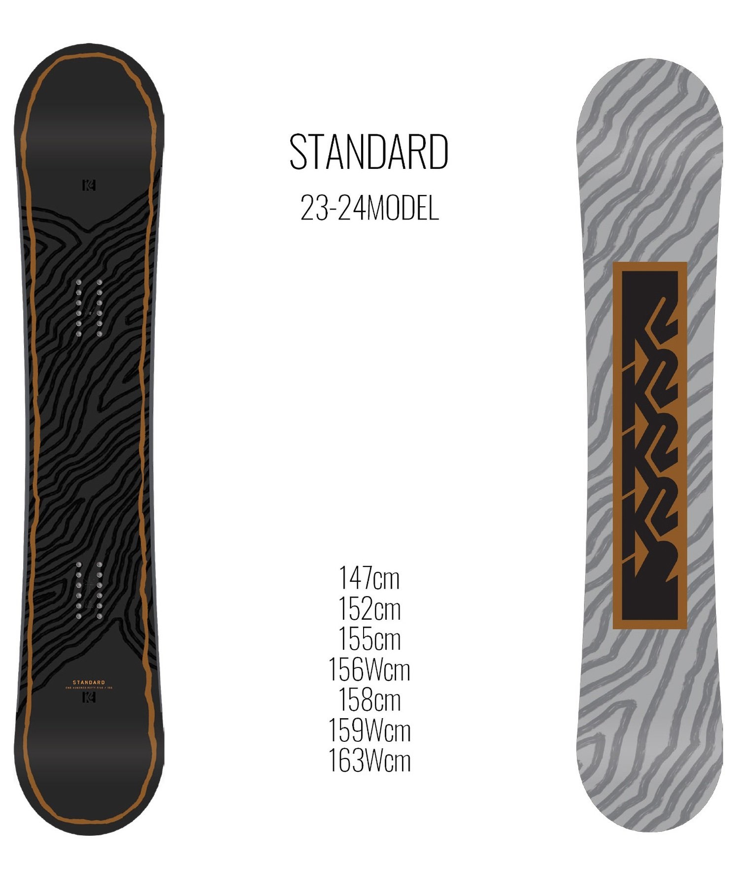 ☆スノーボード＋バインディング 2点セット K2 ケーツー STANDARD FLUX 