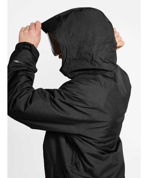 スノーボード ウェア ジャケット ゴアテックス ユニセックス VOLCOM ボルコム DUA-GORE-TEX 22-23モデル ムラサキスポーツ JJ I7(BLK-XS)