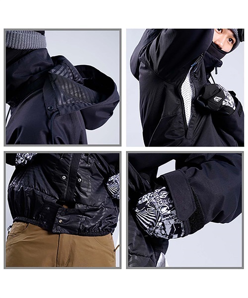 スノーボード ウェア ジャケット VOLCOM ボルコム 2836 INSULATED JACKET G0452308 22-23モデル メンズ JJ ムラサキスポーツ G1(BLK-XS)