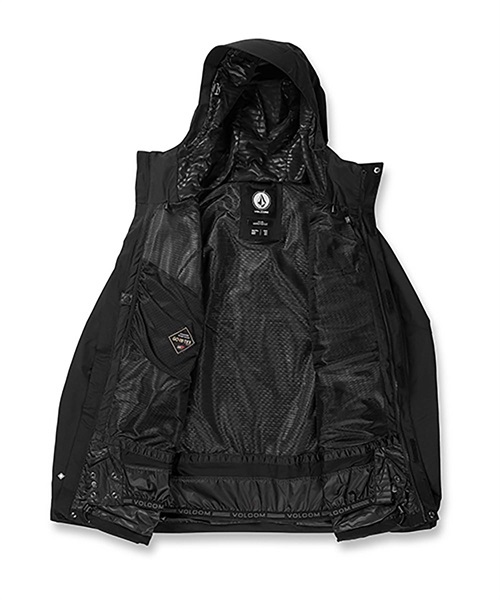 スノーボード ウェア ジャケット ゴアテックス ユニセックス VOLCOM ボルコム L-GORE-TEX 22-23モデル ムラサキスポーツ JJ I7(BLK-S)