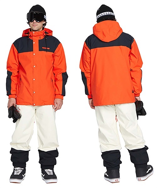 スノーボード ウェア ジャケット ゴアテックス ユニセックス VOLCOM ボルコム LONGO-GORE-TEX 22-23モデル ムラサキスポーツ JJ I7(OSH-S)