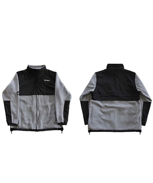 スノーボード ウェア ジャケット REPUBLIC リパブリック RPM-CREW-FLEECE-JACKET 22-23モデル ムラサキスポーツ JJ D20(Heather-S)