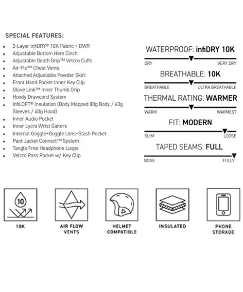 スノーボード ウェア ジャケット ユニセックス 686 シックスエイト