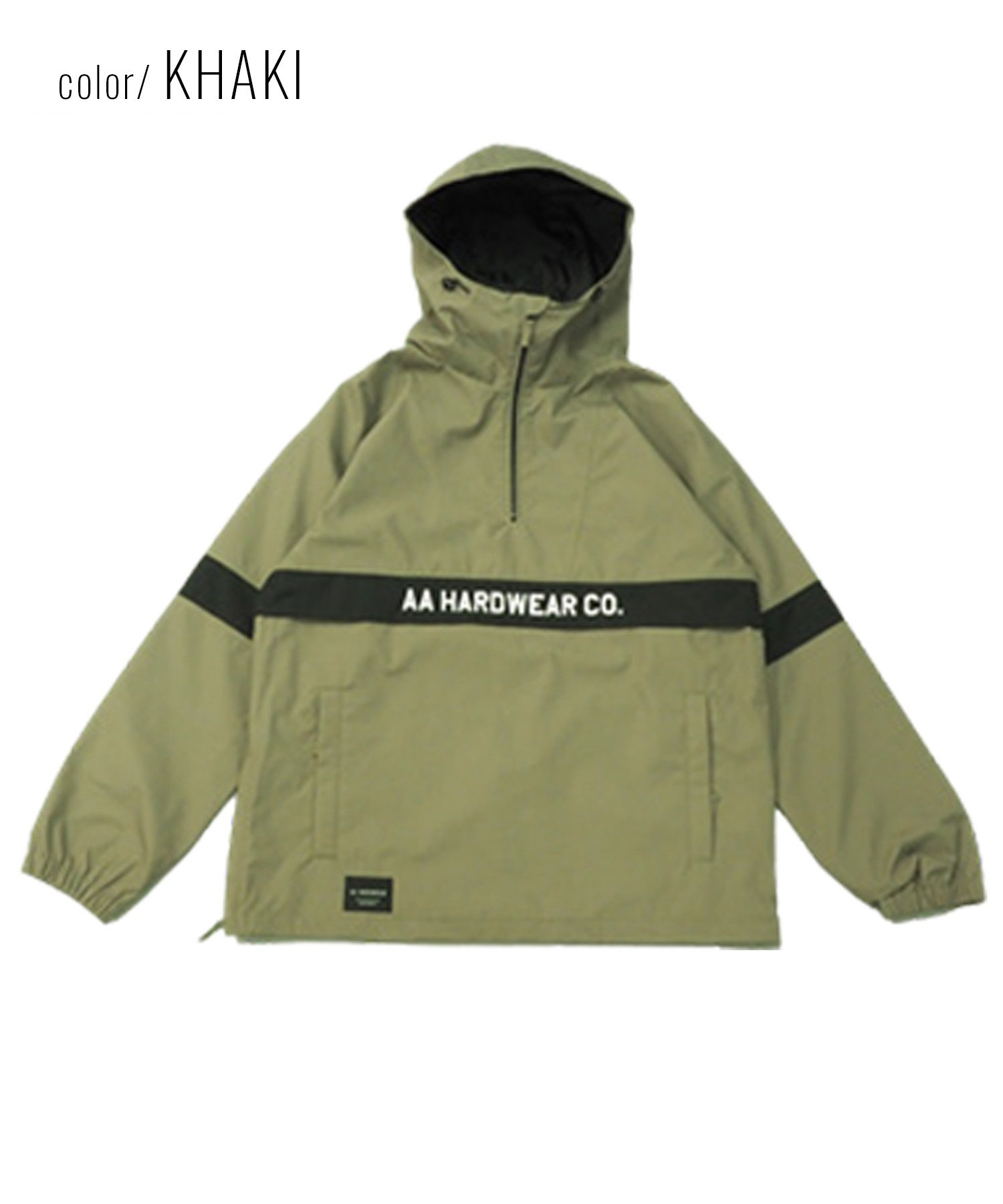 スノーボード ウェア ジャケット ユニセックス AA HARDWEAR ダブルエー ハードウェア 72123308 TEAM ANORAK 23-24モデル KK C31(BLACK-S)