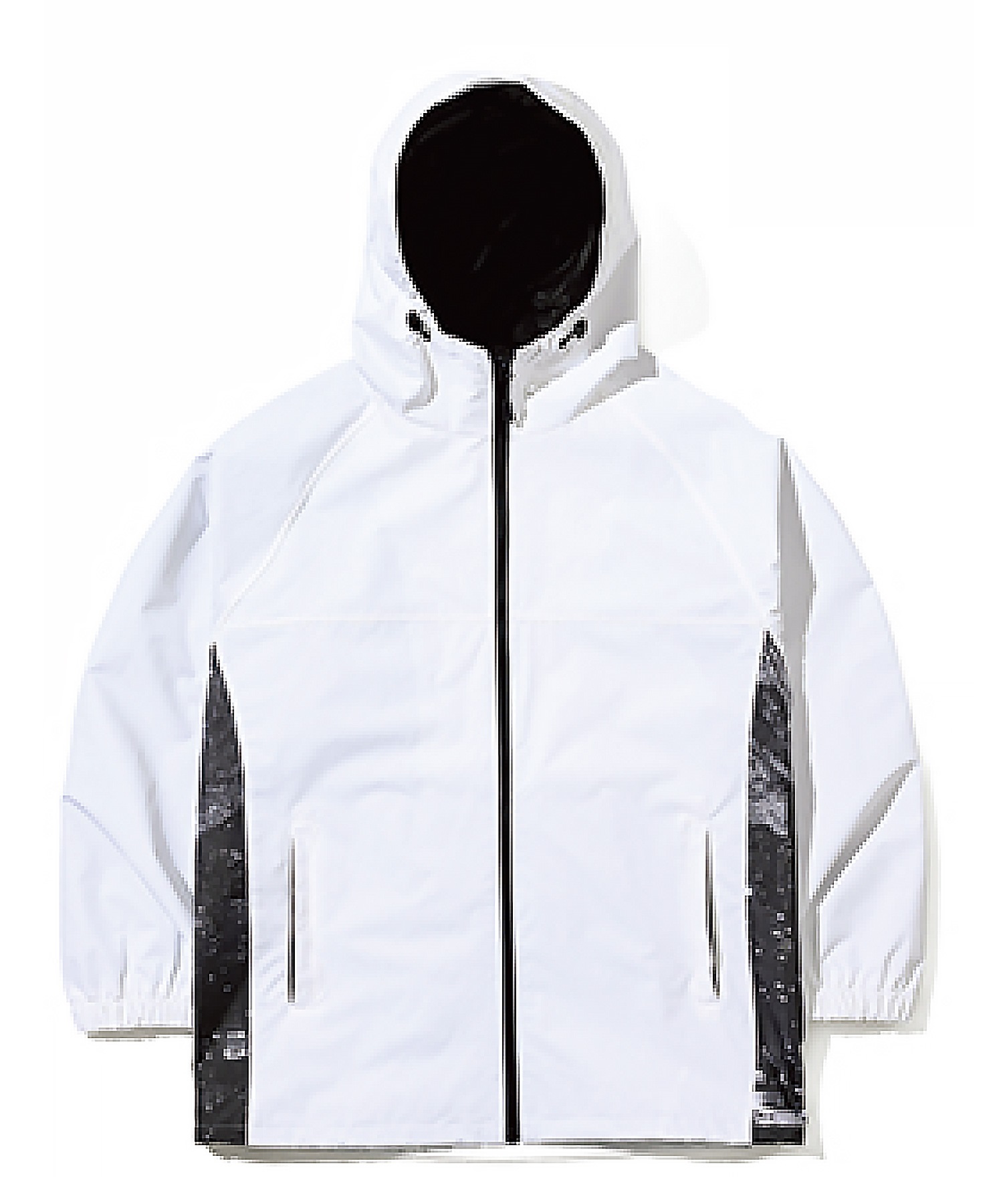 スノーボード ウェア ジャケット ユニセックス BSRABBIT ビエスラビット MOUNTAIN CITY HOODED 23-24モデル KK G21(WHITE-M)