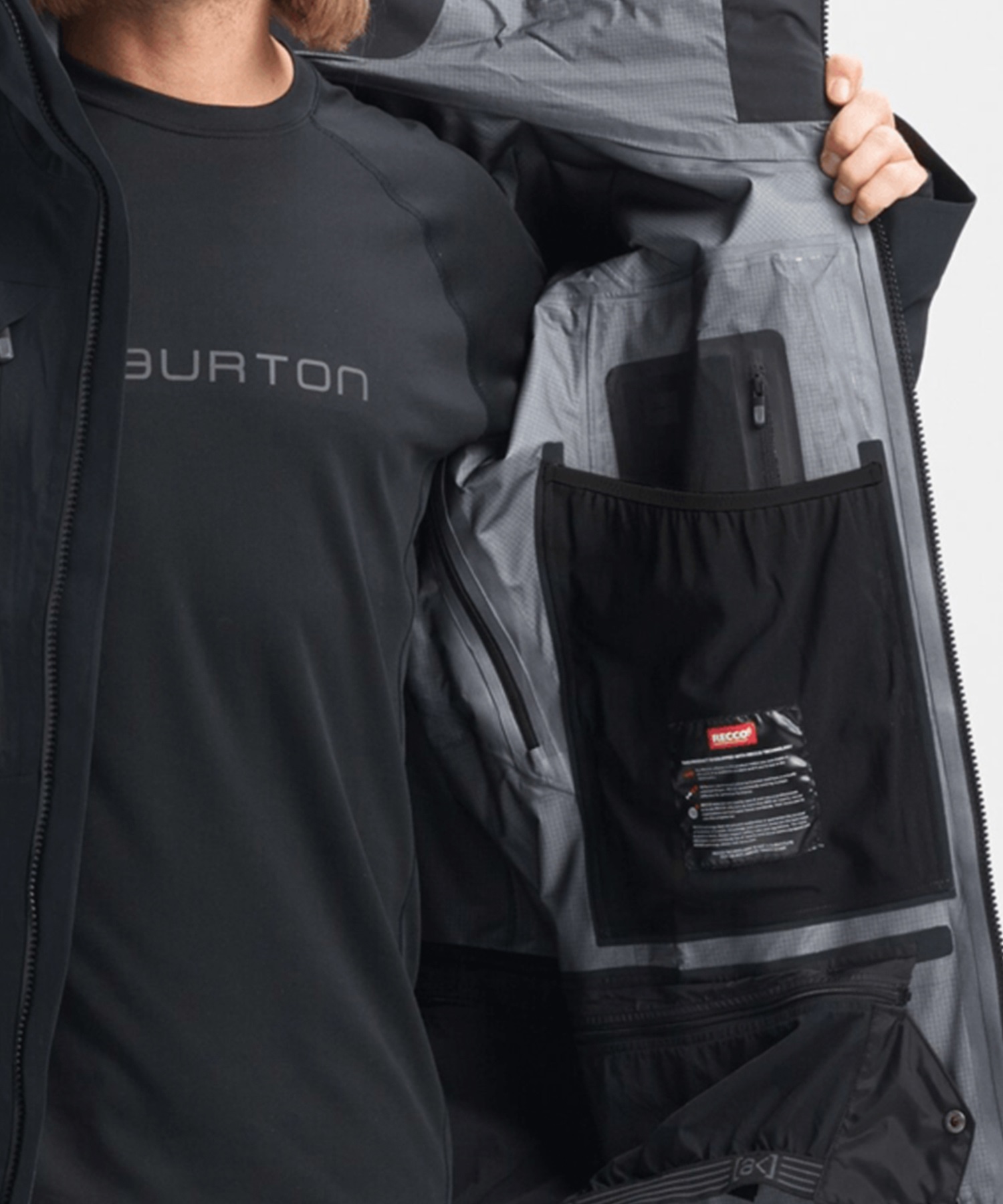 スノーボード ウェア ジャケット BURTON バートン 10009106001 AK HOVER GORE-TEX PRO 3L 23-24モデル KK B3(TrueBlack-S)