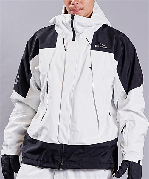 DIMITO ディミト スノーボード ウェア ジャケット ユニセックス NHTK36 WORLD 2L JACKET 23-24モデル ムラサキスポーツ KK H12(WHITE-S)