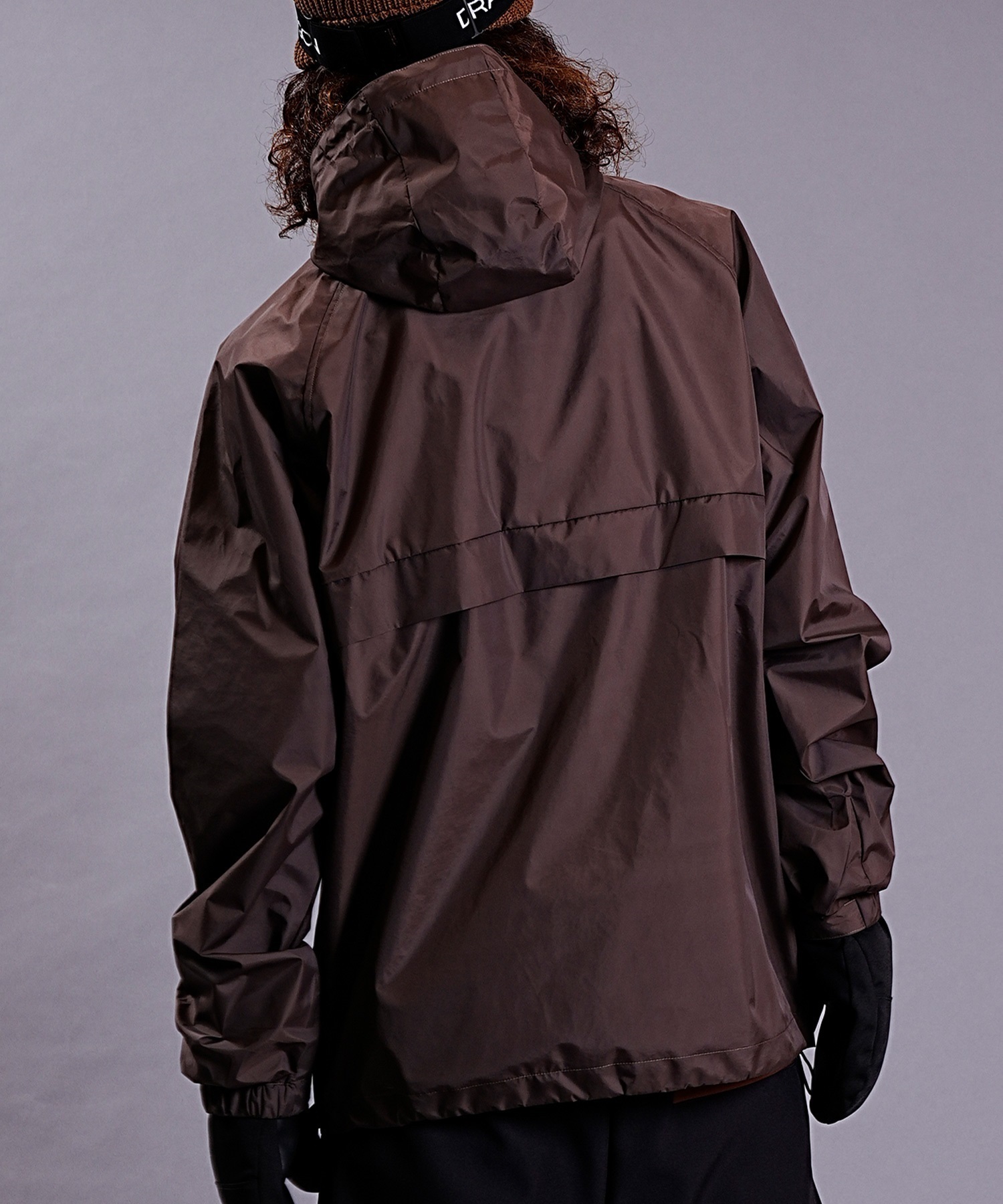 スノーボード ウェア ジャケット ユニセックス DEATHLABEL デスレーベル ANORAK JKT LOGO 23-24モデル ムラサキスポーツ KK I21(AZUKI-M)