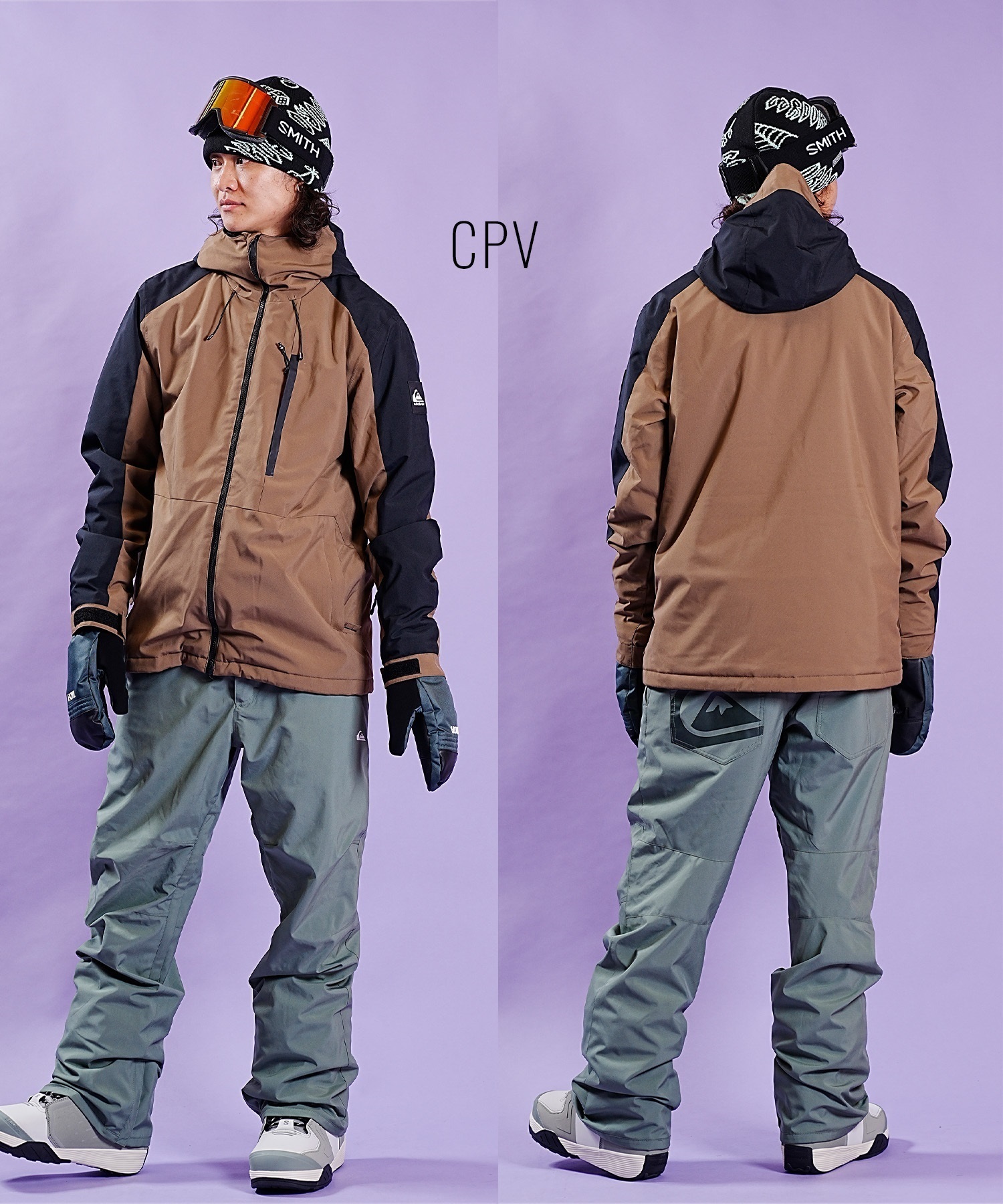 スノーボード ウェア ジャケット ユニセックス QUIKSILVER クイックシルバー MISSION BLOCK JK 23-24モデル KK C25(GNB0-S)