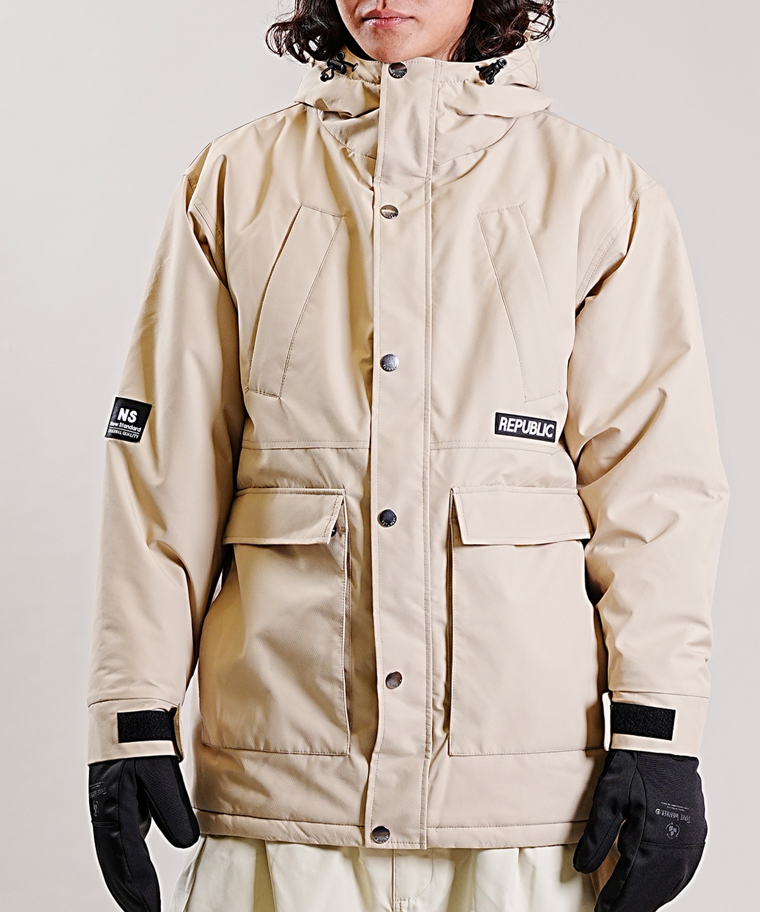 REPUBLIC リパブリック スノーボード ウェア ジャケット ユニセックス TRAIL PULLOVER JACKET 23-24モデル KK  H5 スノーボードジャケット｜ムラサキスポーツオンラインストア 通販