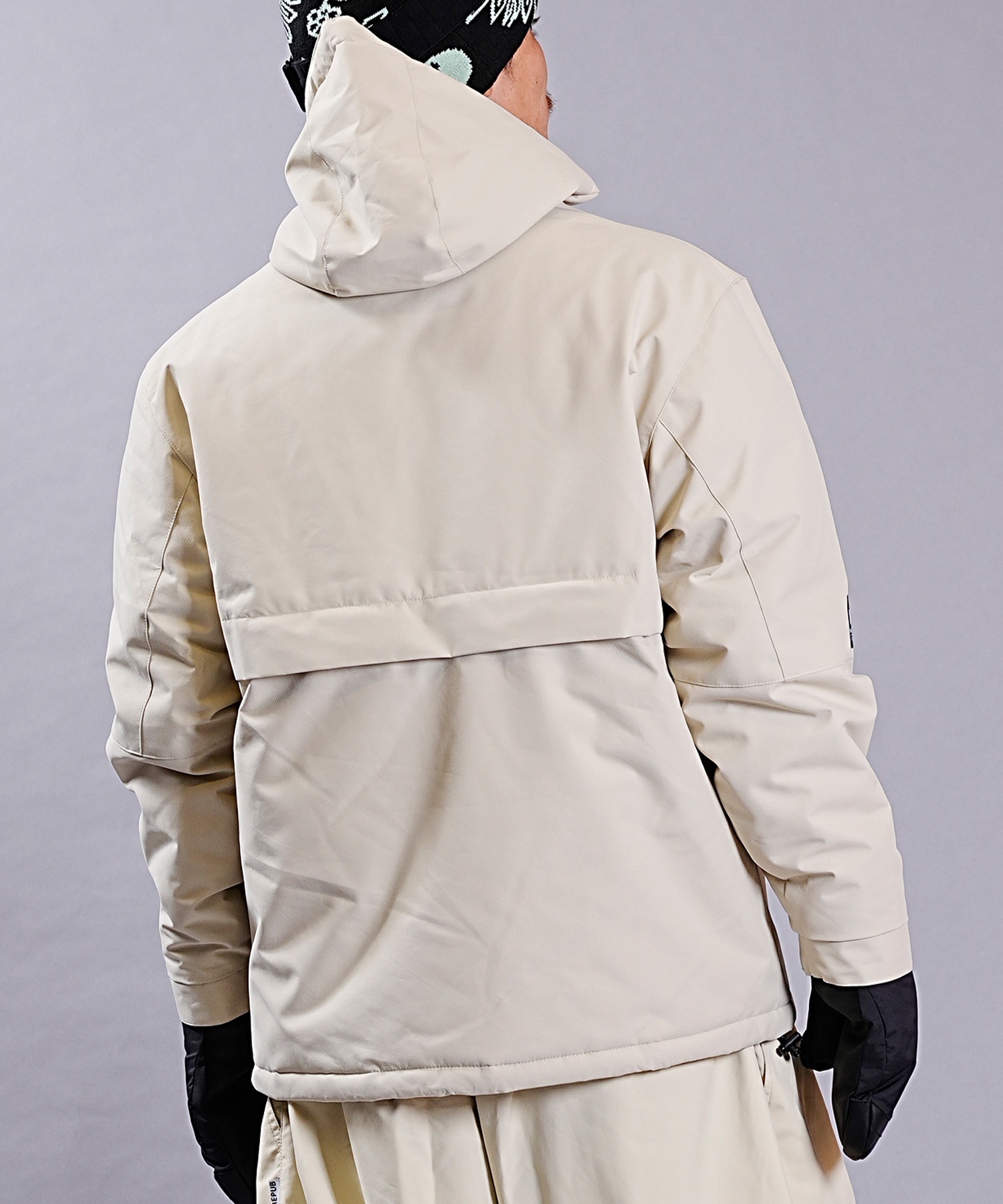 REPUBLIC リパブリック スノーボード ウェア ジャケット ユニセックス TRAIL PULLOVER JACKET 23-24モデル KK H5(Cream-S)